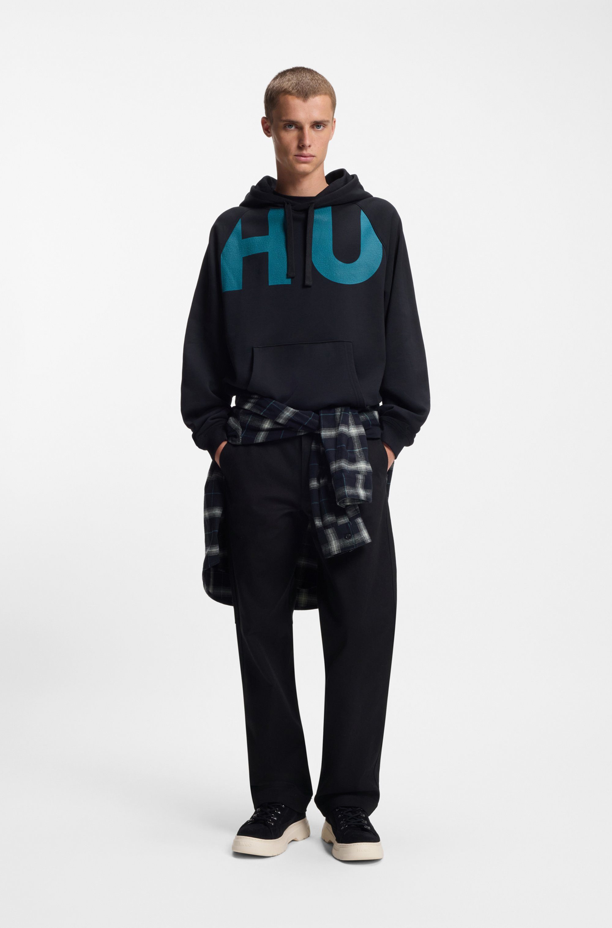 HUGO Chinohose Zarik regular fit mit schmalem Bein