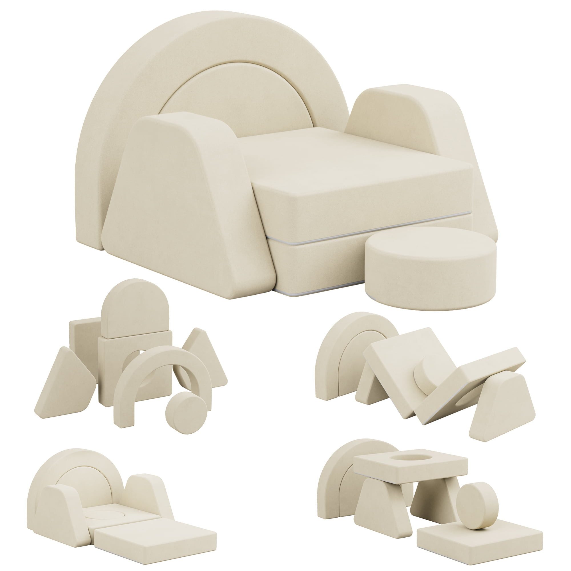 radelldar Kindersofa Modulare Spielsofa, 7 Teile, günstig online kaufen