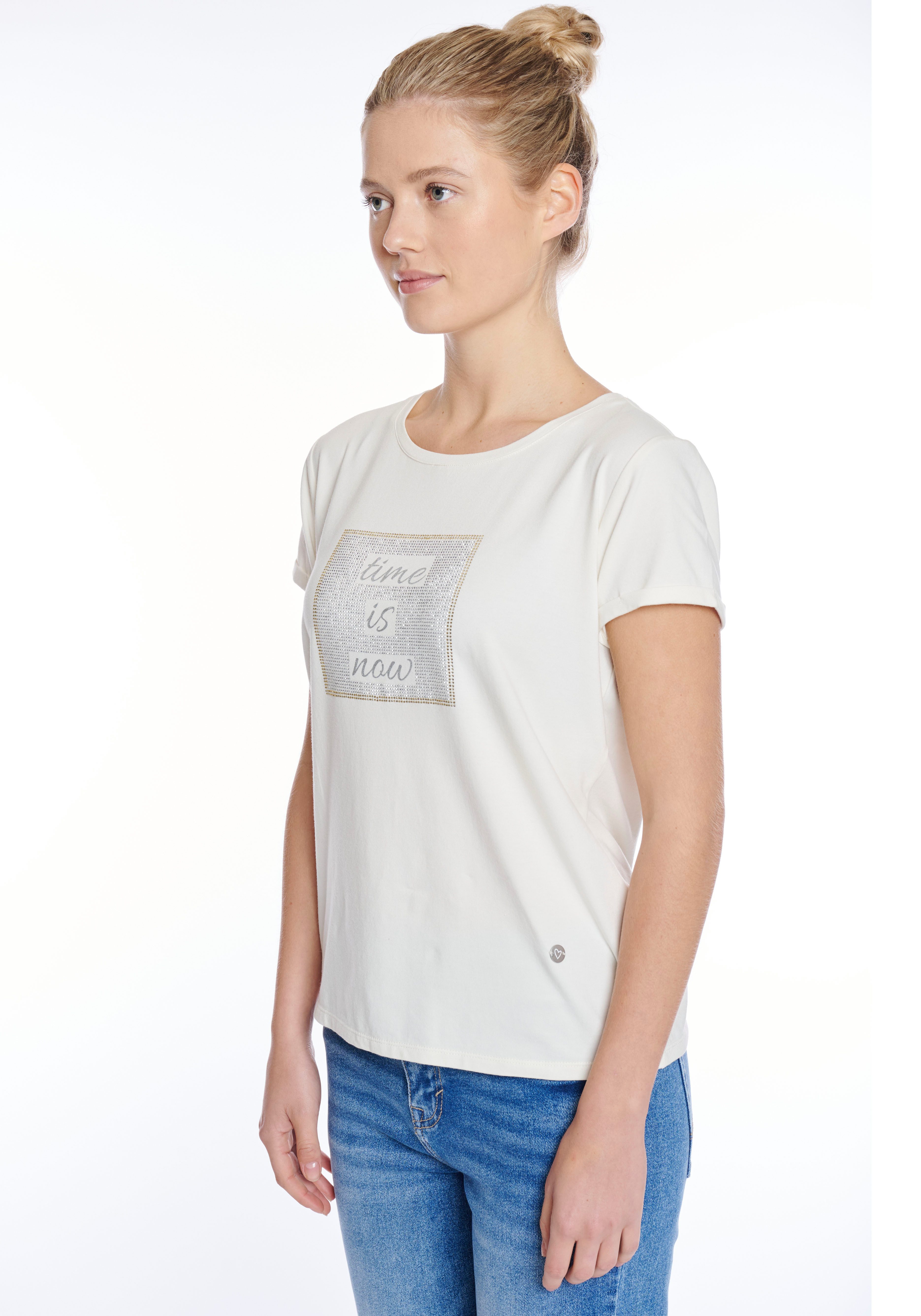 ZABAIONE T-Shirt Au44tumn mit Glitzernieten günstig online kaufen