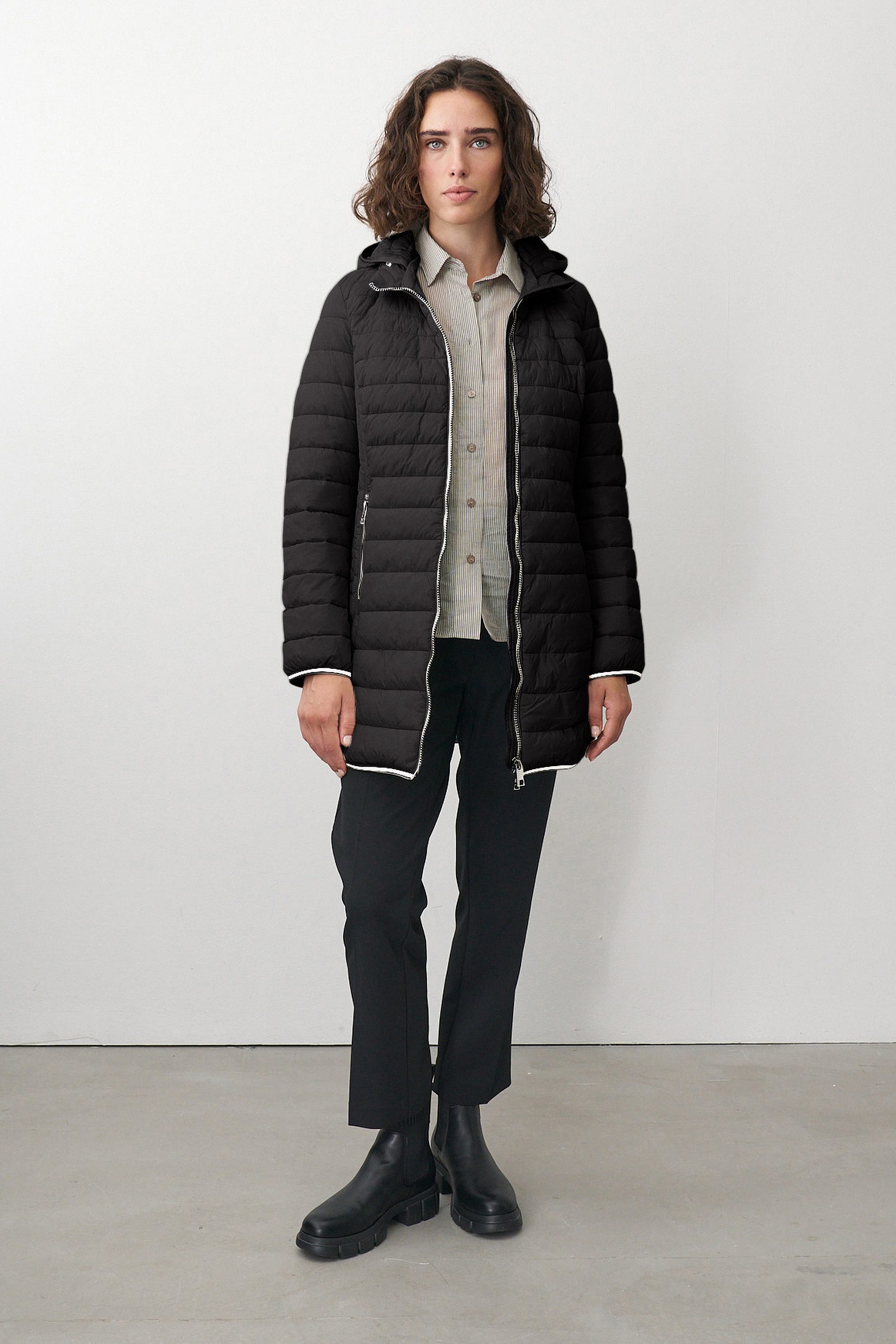 Barbara Lebek Steppjacke auch als Übergangsjacke für Damen mit Kapuze günstig online kaufen