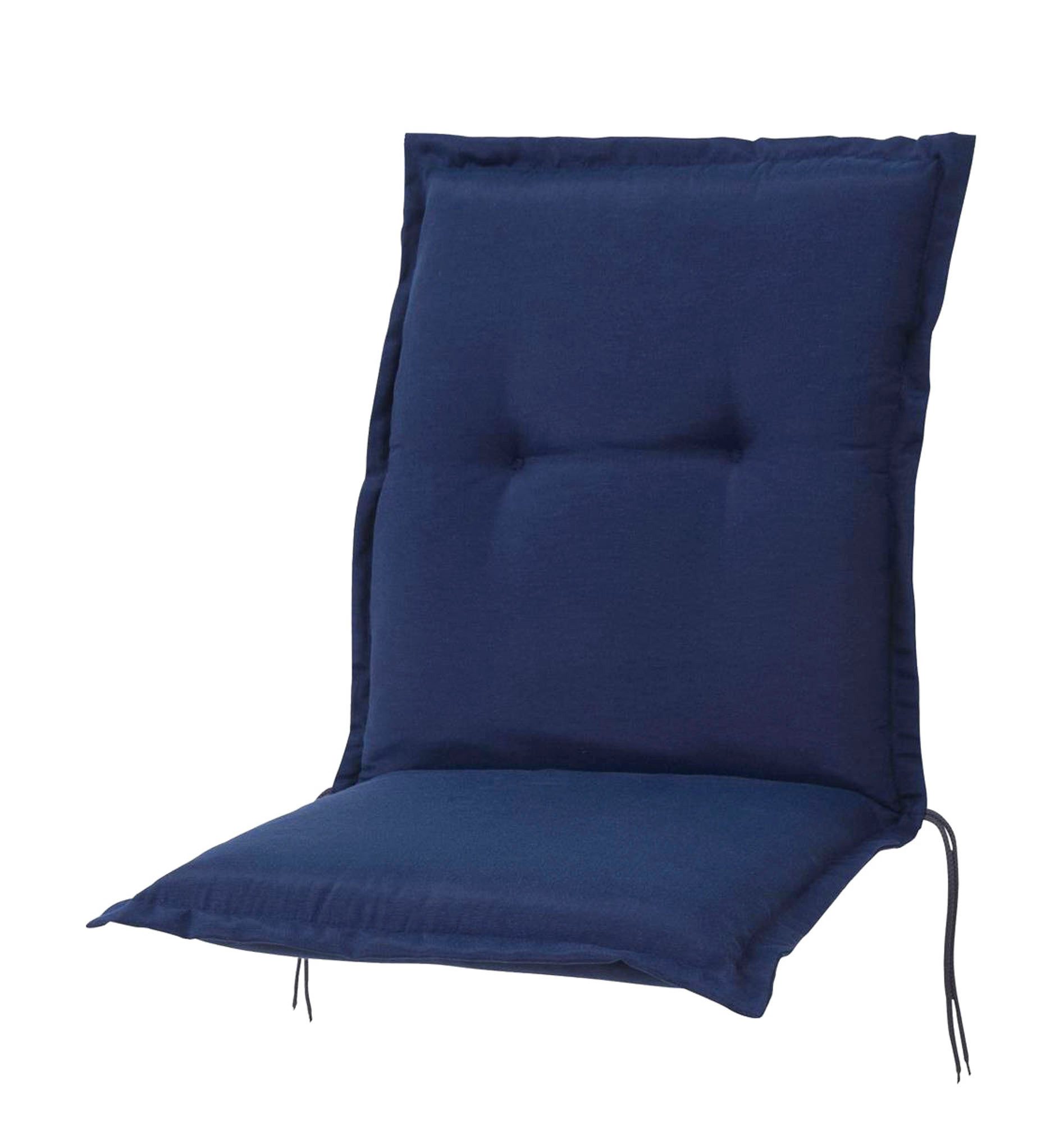 KETTtex Sesselauflage Niederlehner Florence 2148 dunkelblau 100x50x8 cm KETTtex