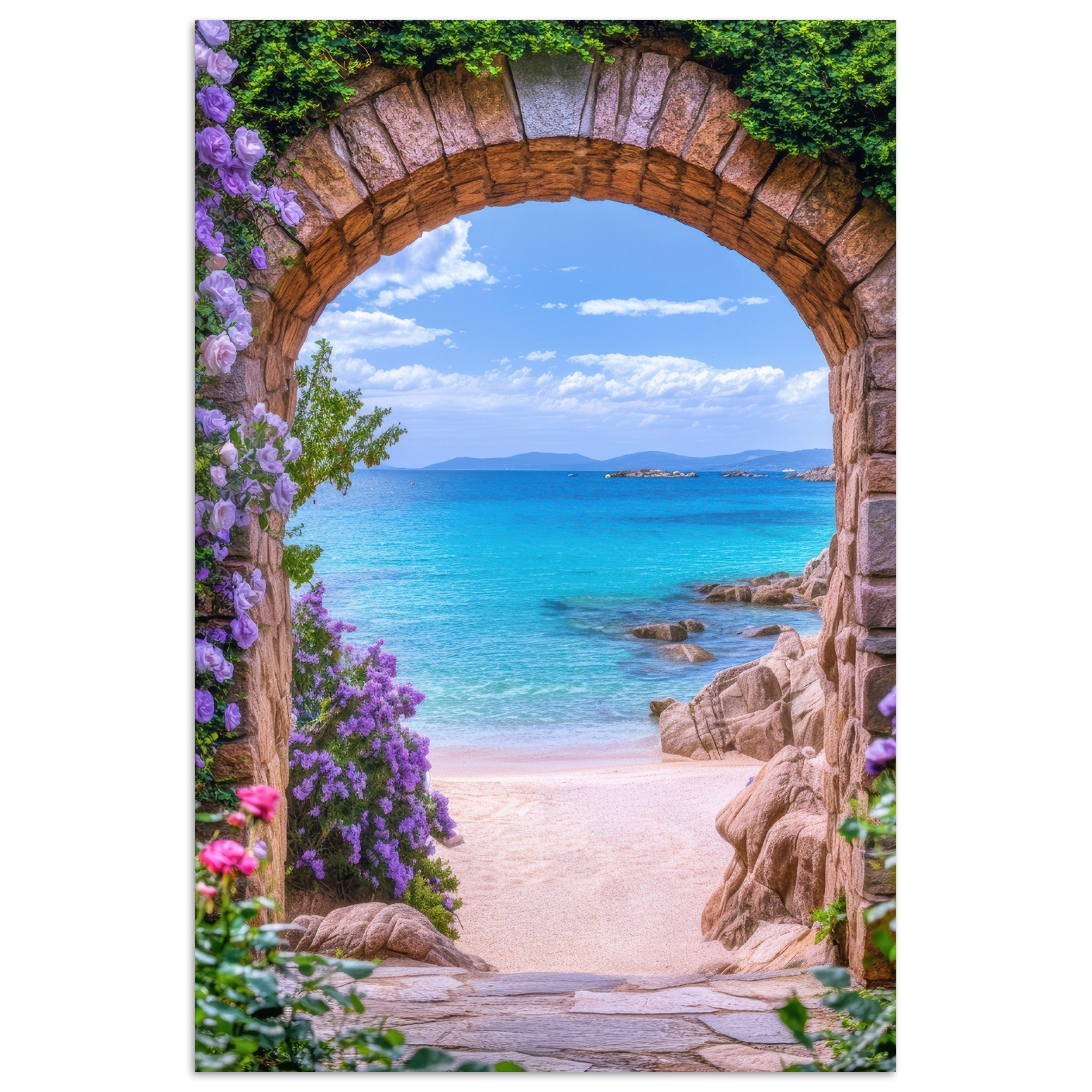 MuchoWow Poster Aussicht - Tor - günstig online kaufen