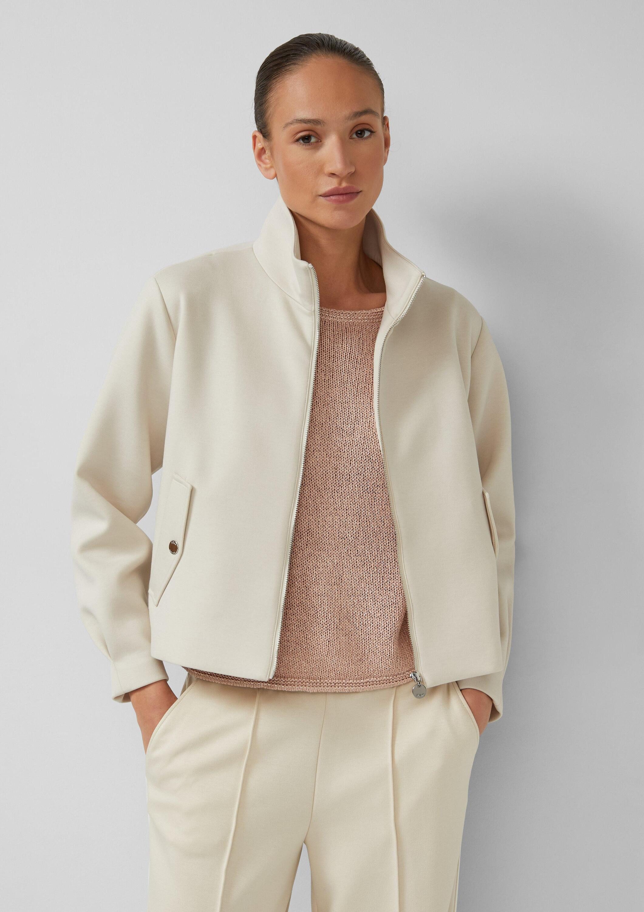 s.Oliver Funktionsjacke Outdoor-Jacke Scuba-Blouson im Relaxed Fit mit Steh günstig online kaufen