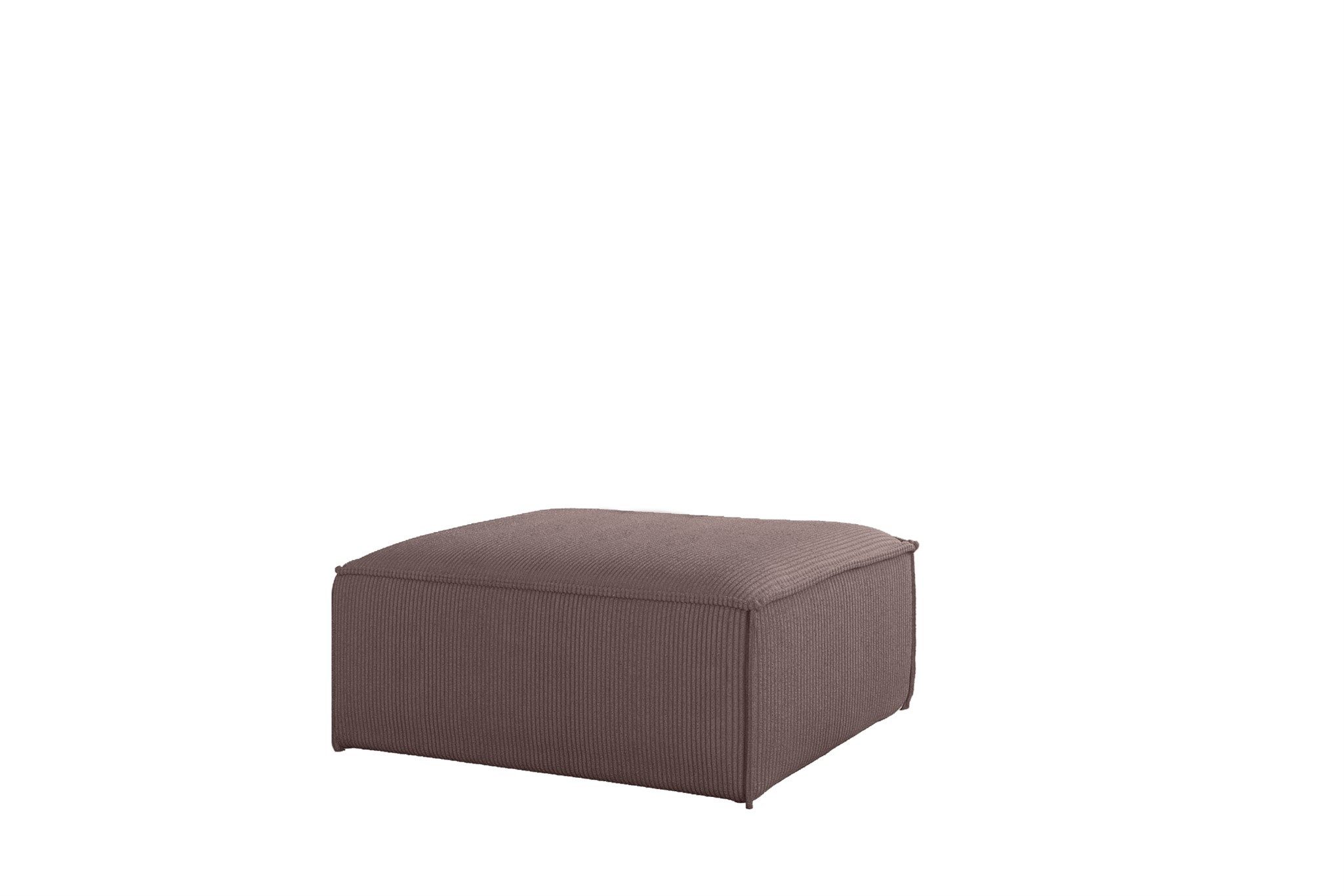 Fun Möbel Polsterhocker Designerhocker CELES PREMIUM 105x105 cm in Stoff (105x105x40 cm), In 3 verschiedenen Stoffen