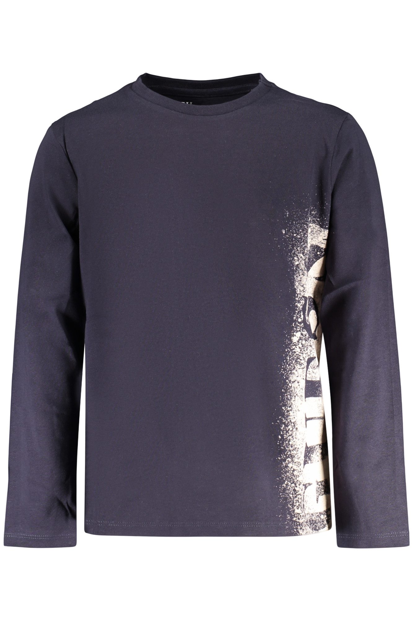 GUESS JEANS T-Shirt Langarmshirt für Kinder in Blau - Regular Fit mit