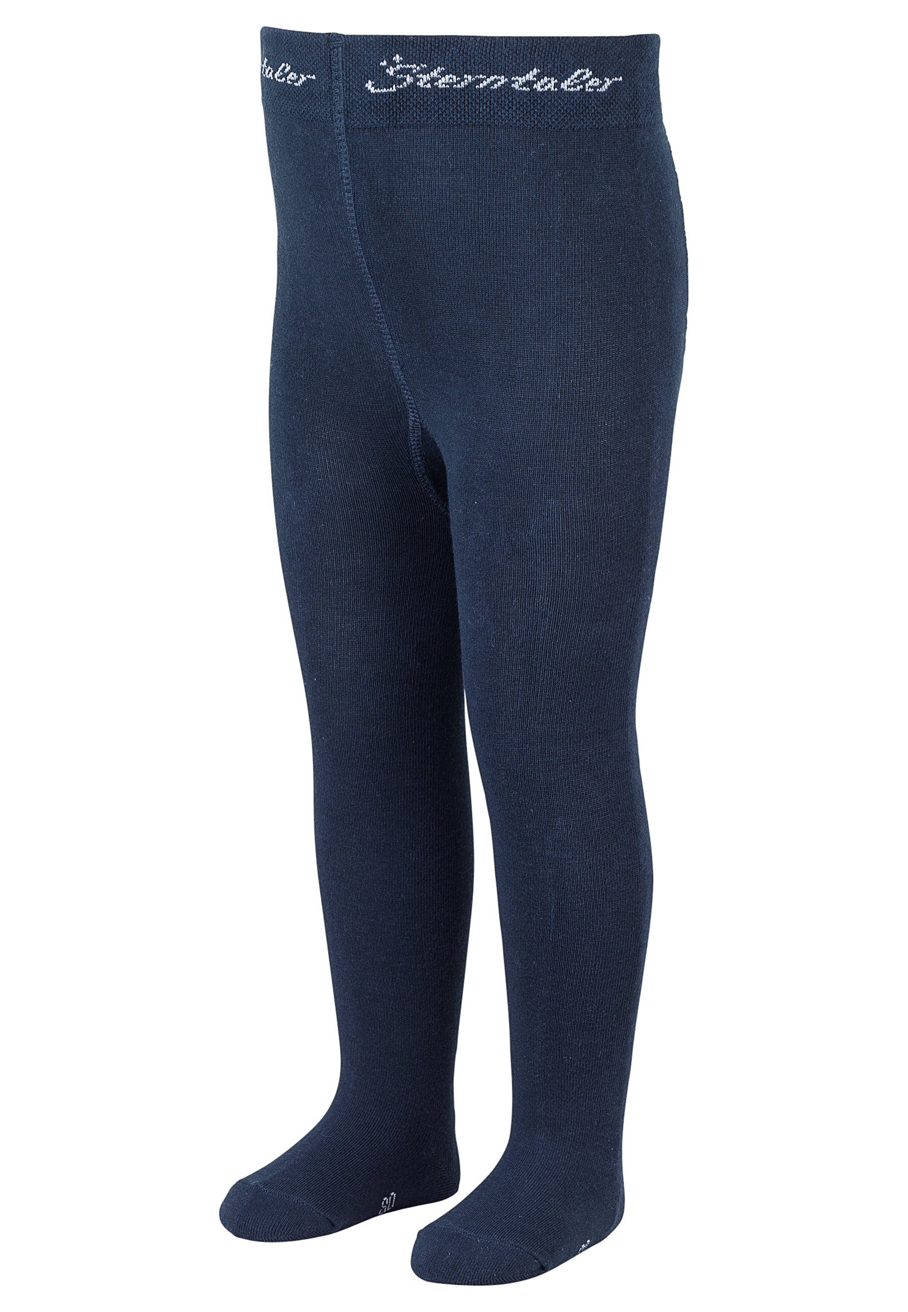 Sterntaler® Strumpfhose Strumpfhose uni (1 St) Krabbelstrumpfhose aus Baumwolle und Komfortbund