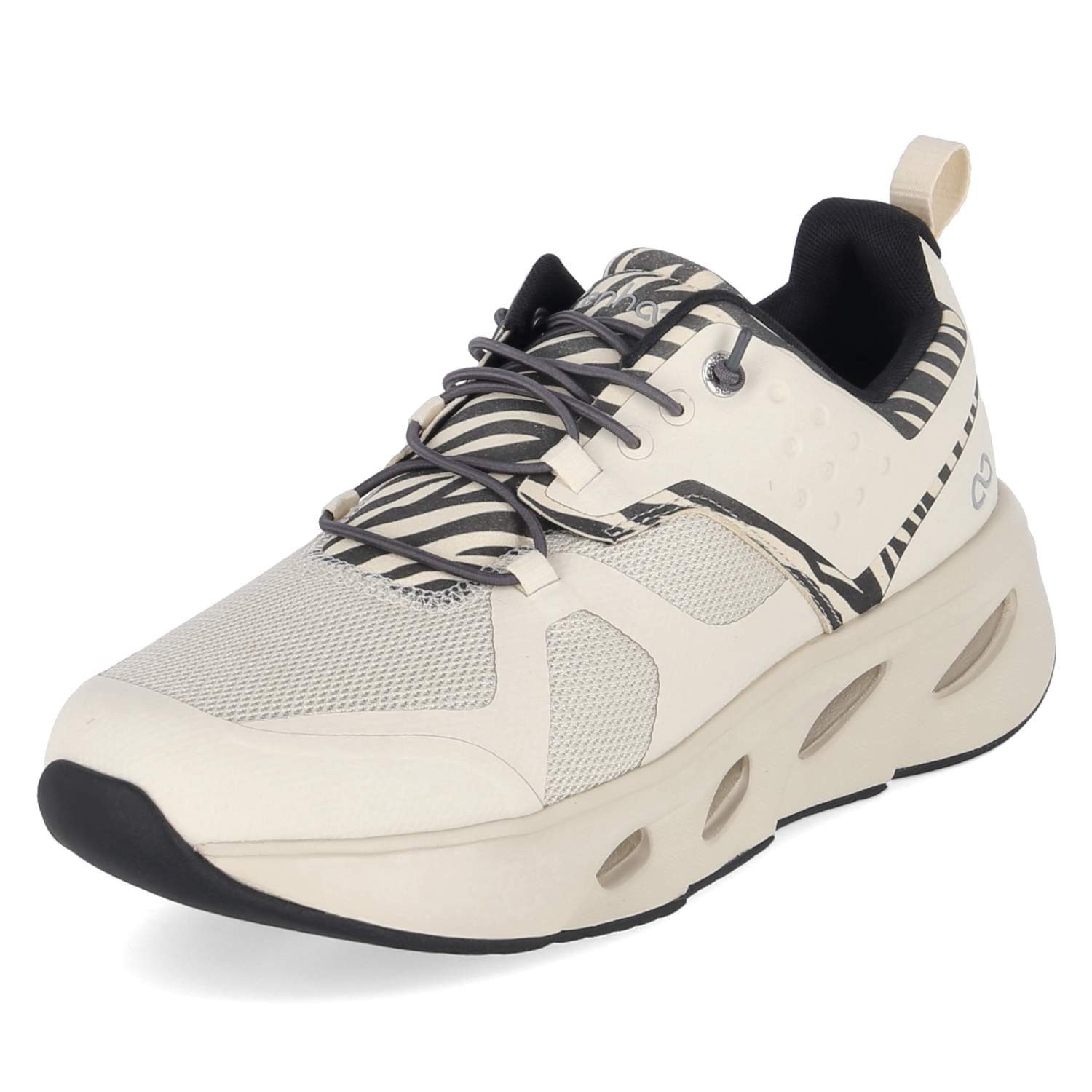 Tenhaag Tenhaag Slip On Sneaker 0001-152 Damen Textil & Synthetik beige Schnürschuh – Bild 2 von 5