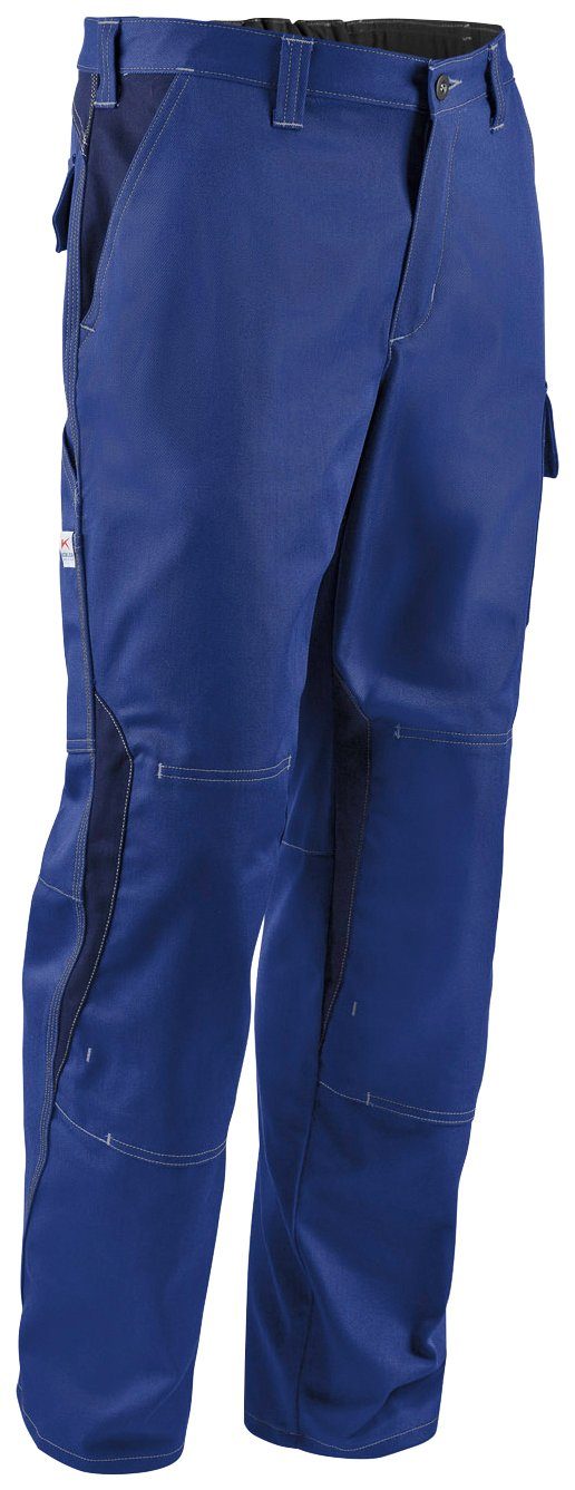 2 Dress Image Seitentaschen Design New Arbeitshose mit kobalt-blau Kübler