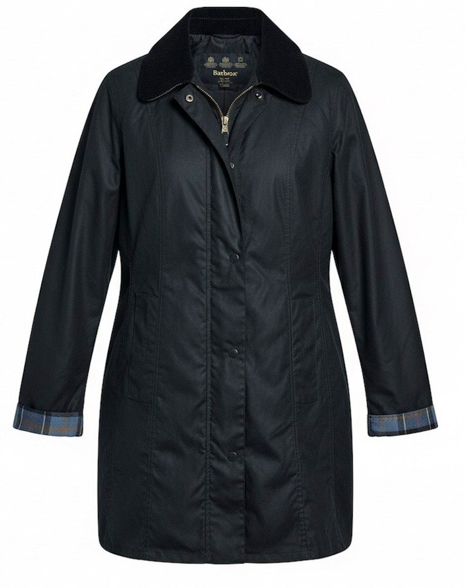 Barbour Outdoorjacke BARBOUR Belsay Waxjacke Damen Black