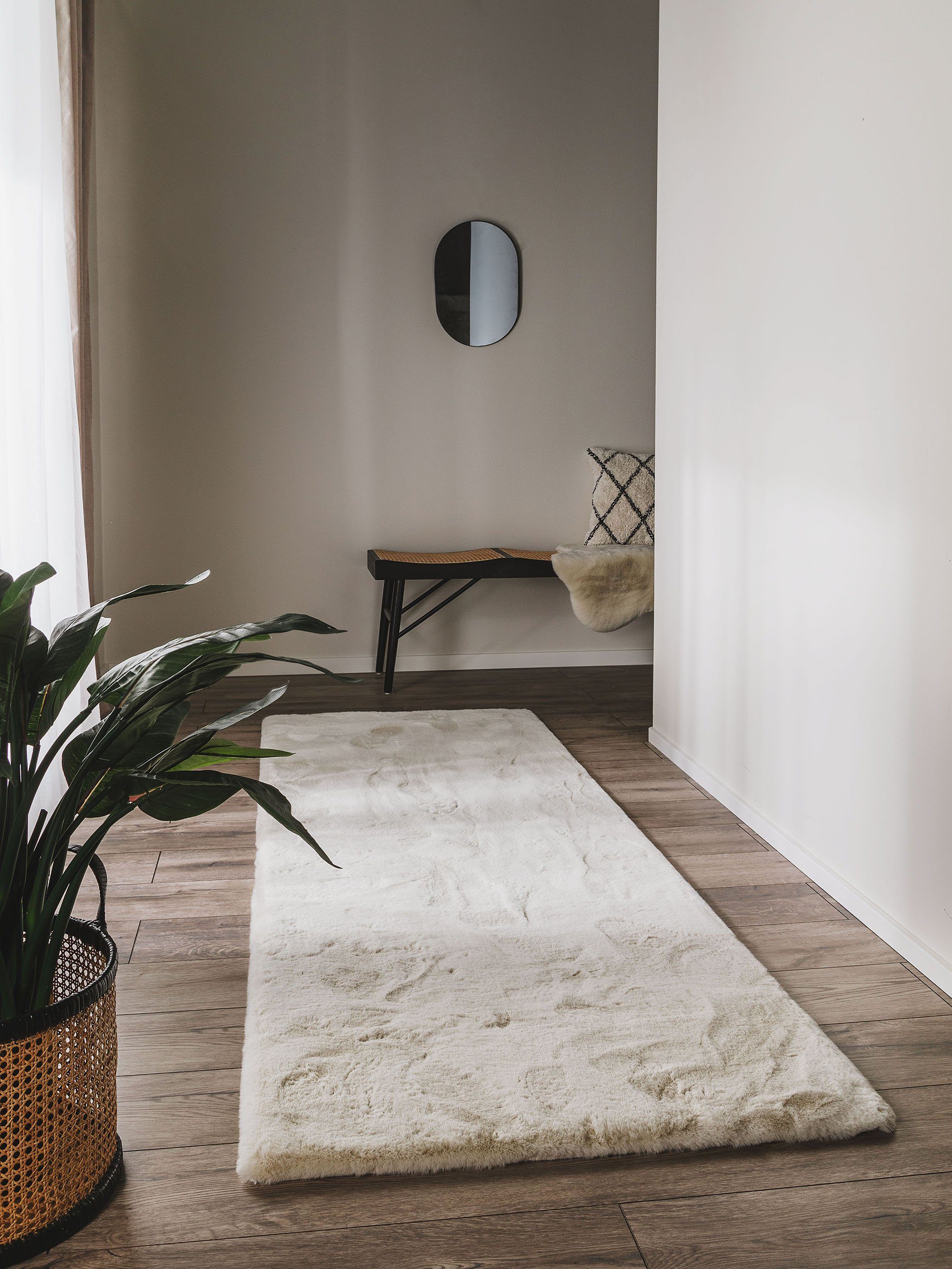 benuta Fellteppich Dave, rechteckig, Höhe: 21 mm, Kunstfaser, Berber, Ethno günstig online kaufen