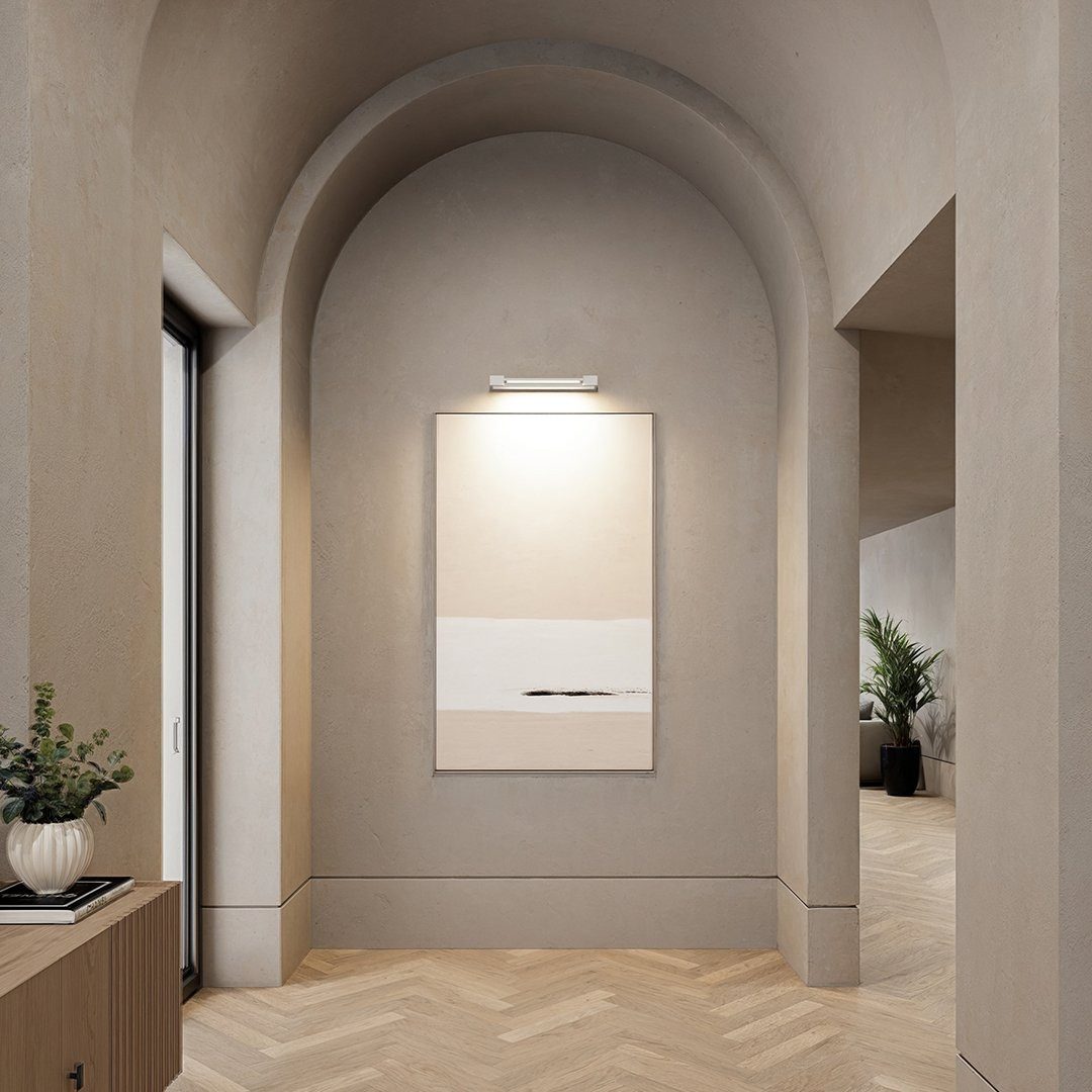 Neona LED Wandleuchte LINEA, 340° drehbares Leuchtelement, LED fest integriert, Warmweiß