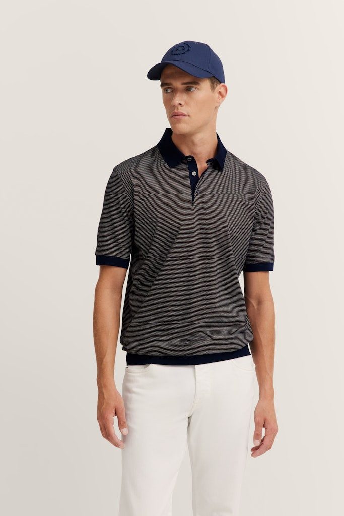 bugatti Poloshirt 8150-75107C 100% Baumwolle Modern günstig online kaufen