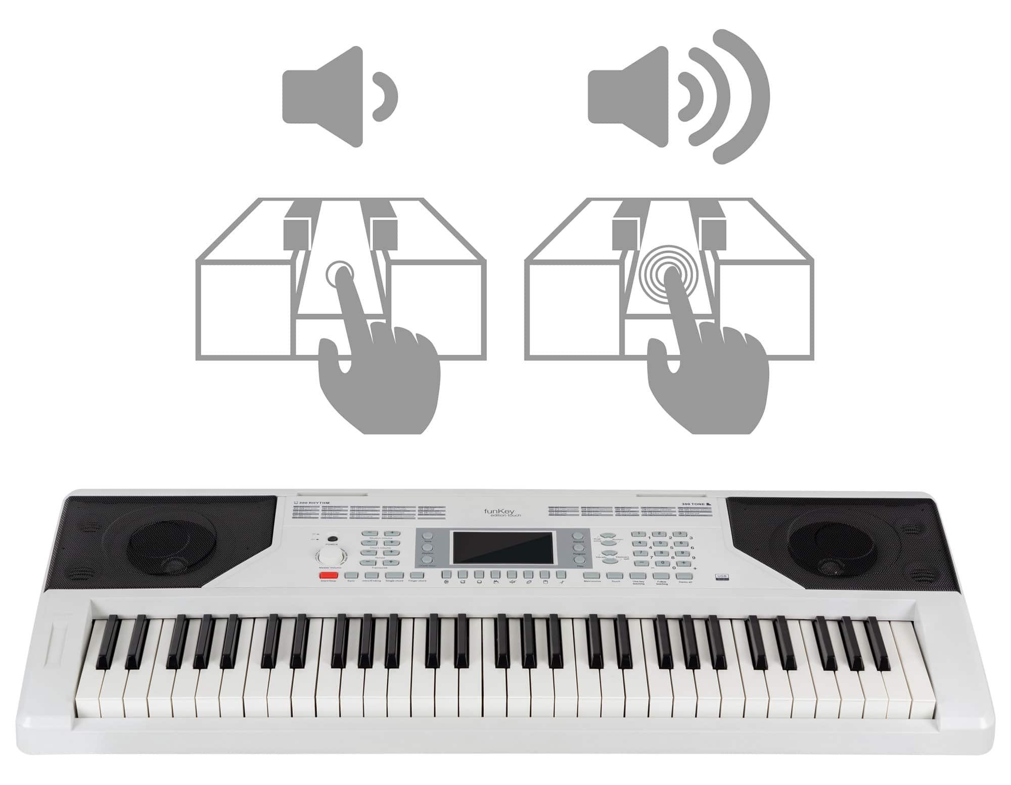 Home-Keyboard 61 Edition Touch (Touch Response, 300 Sounds, MP3-/USB-Port)
