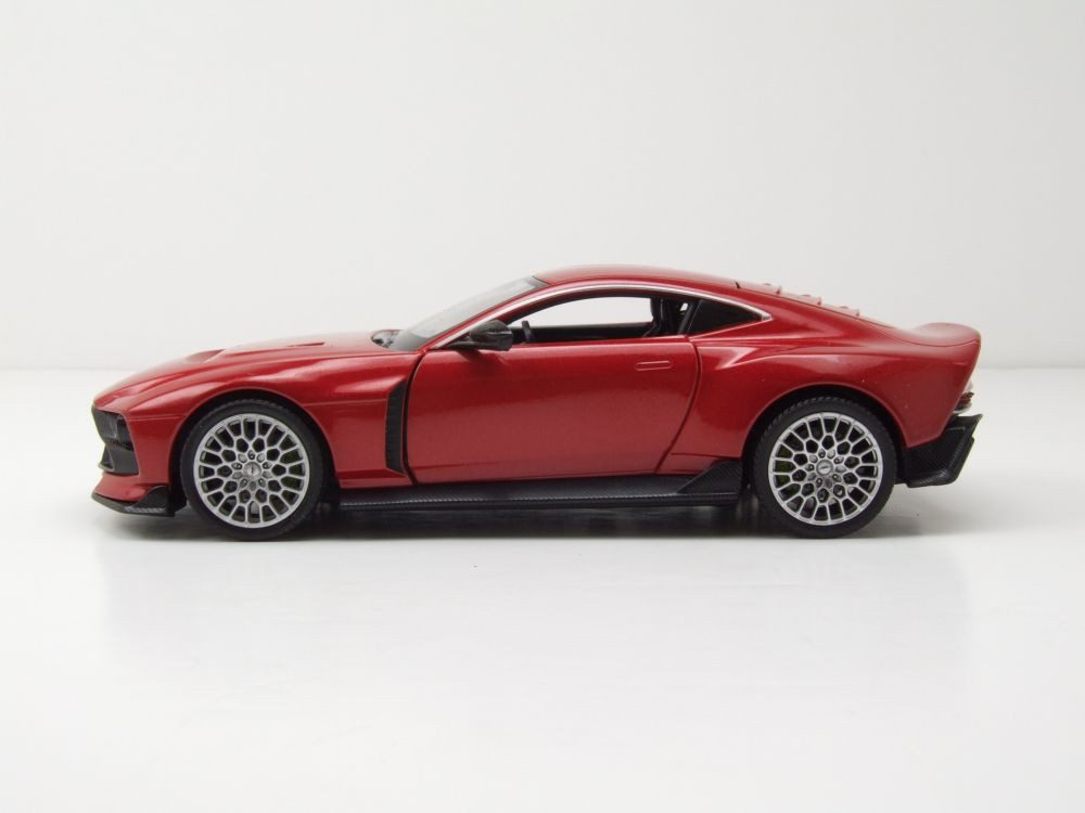 Welly Modellauto Aston Martin Valour rot metallic, Maßstab 1:24