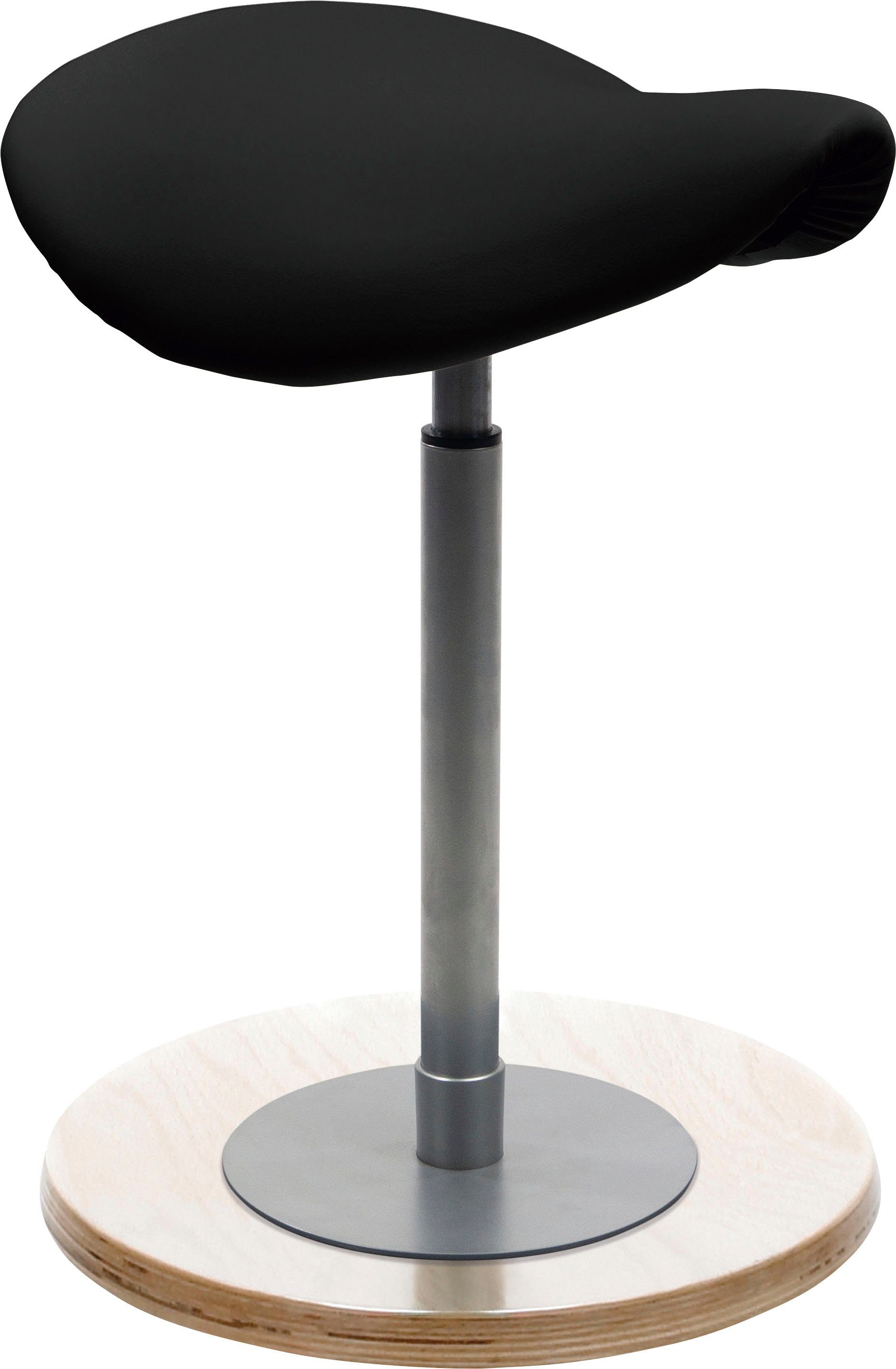 Mayer Sitzmöbel Sitzhocker 1167 (1 St), Pendelhocker mit ergomisch geformtem Sattelsitz 1167