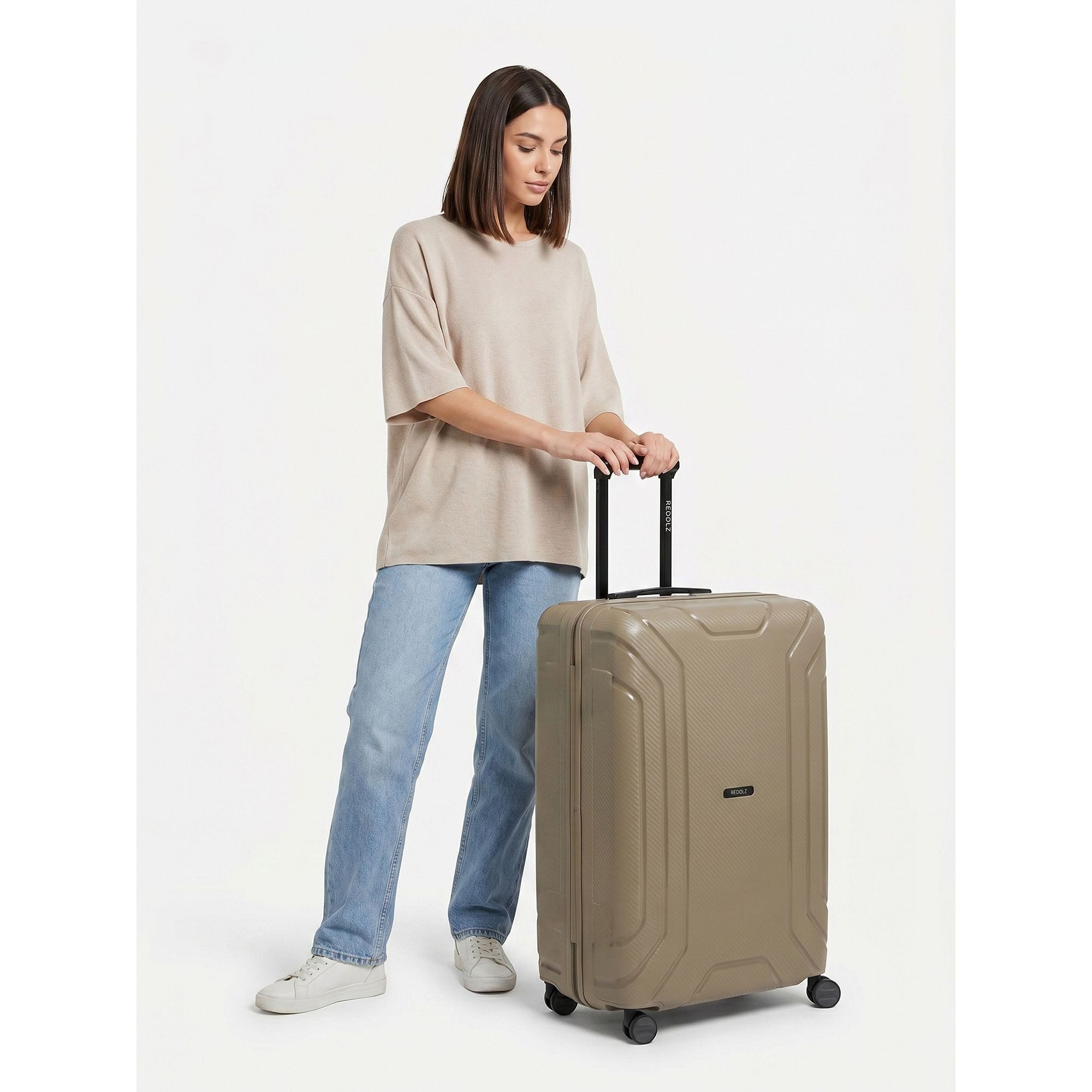 Redolz Hartschalen-Trolley Essentials 15, 4 Rollen, Polypropylen