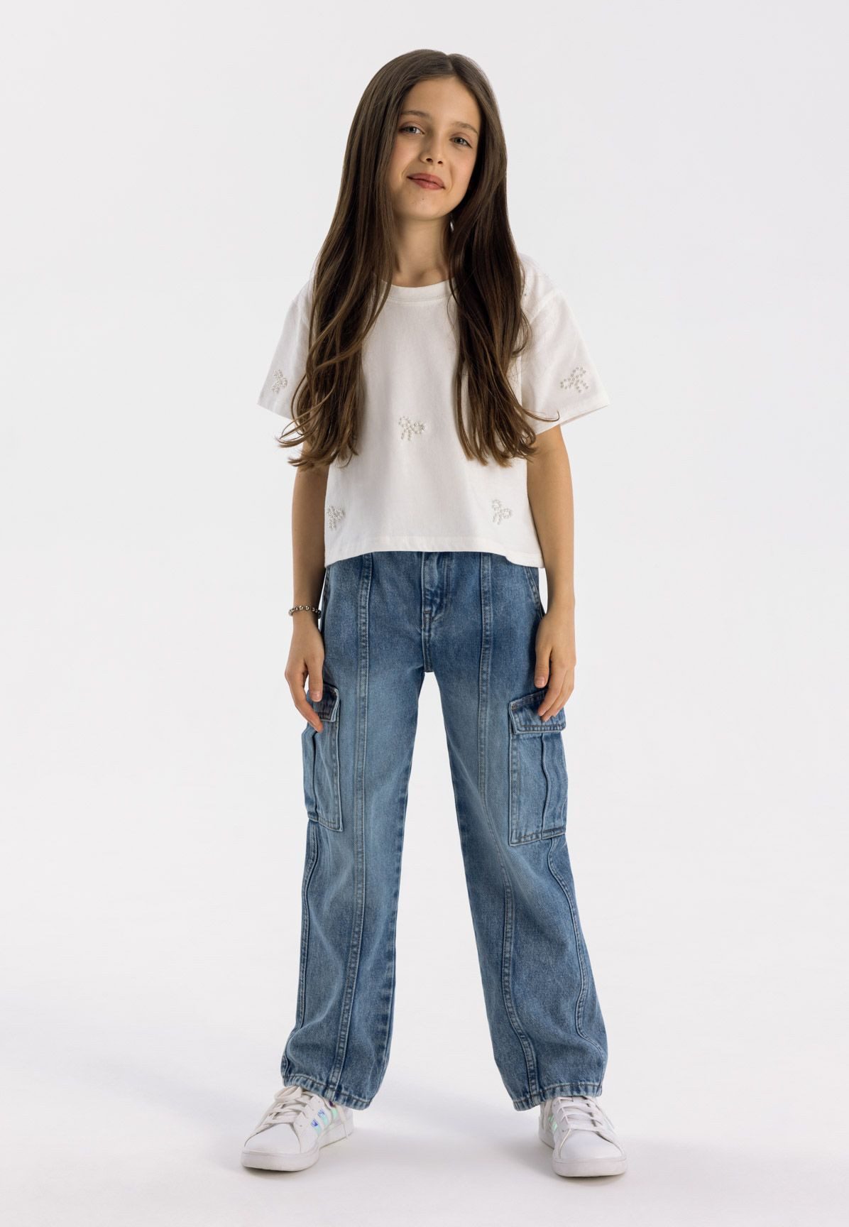 MINOTI Cargojeans Jeanshose mit Taschen (2y-14y) günstig online kaufen