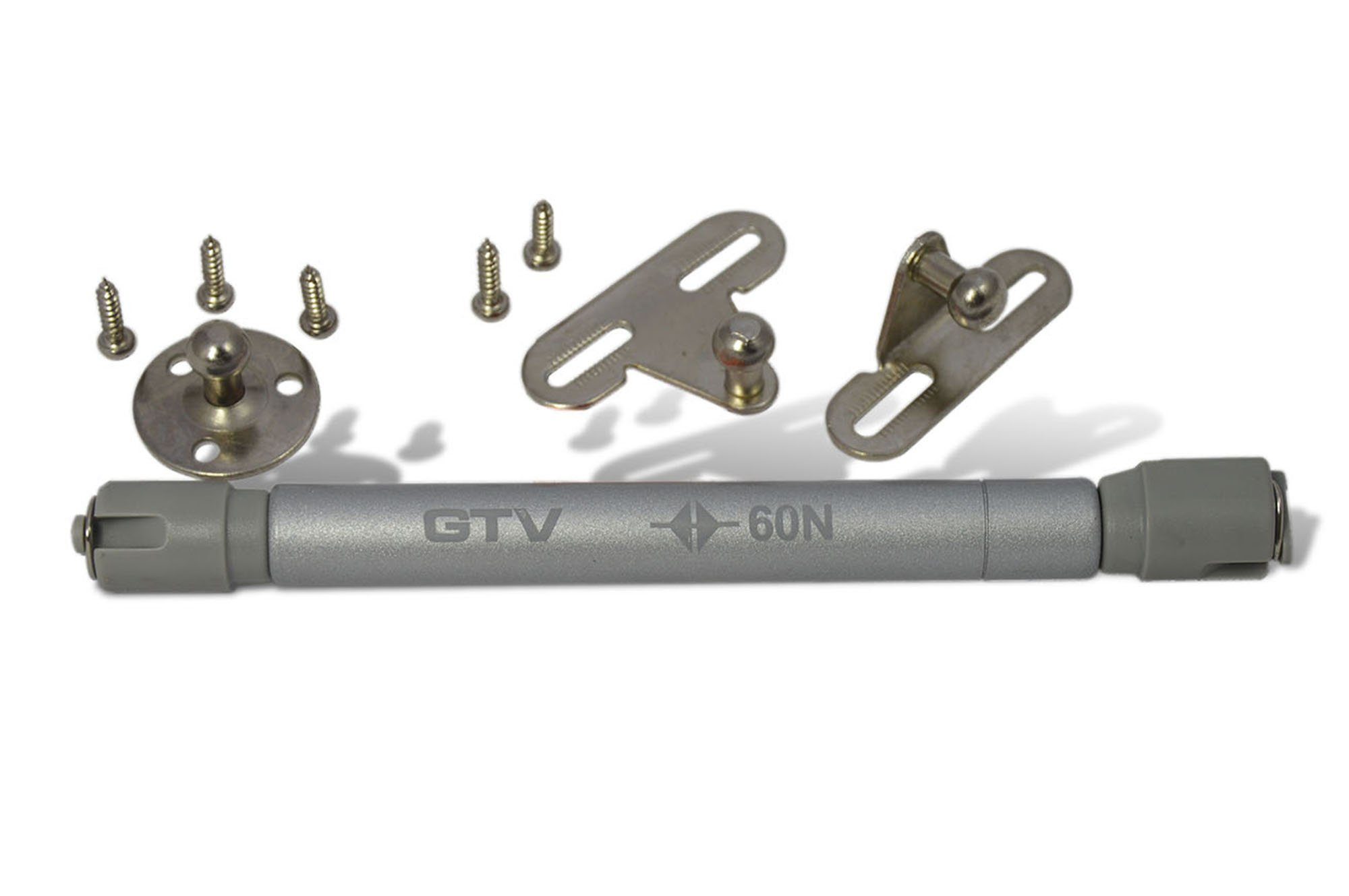 GTV Türdämpfer Türdämpfer Möbeltürdämpfer Klappenbeschlag Möbeldämpfer mit Platte