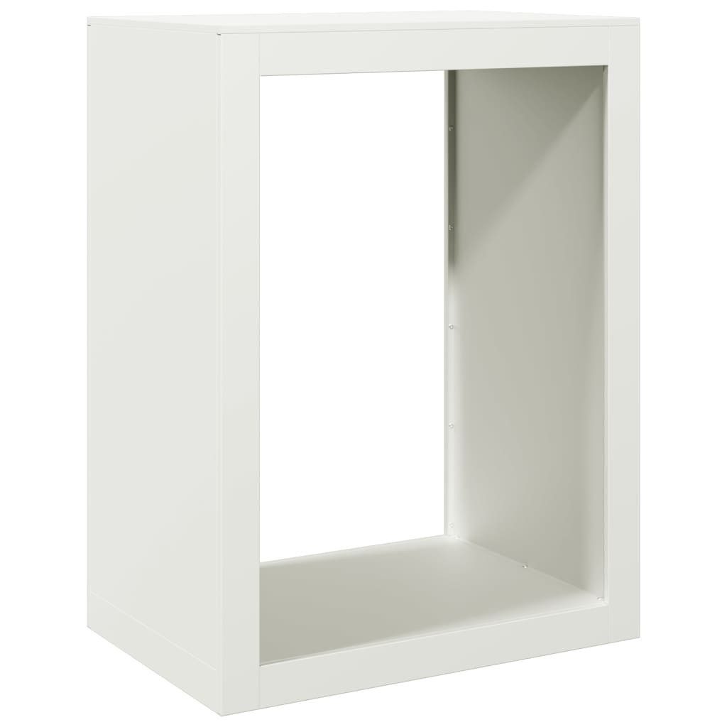 vidaXL Kaminholzregal Brennholzregal Weiß 60x40x80 cm günstig online kaufen