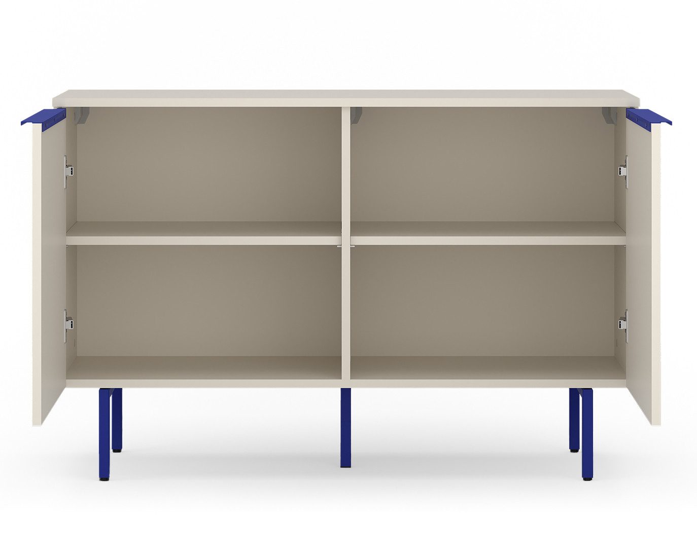 TOM TAILOR HOME Sideboard COLOR PUZZLE Low Cabinet 02, 2 Türen, farbige Griffe & Füße (opt), Breite 1100 mm – Stauraum mit besonderem Farbkick
