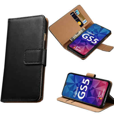 Wigento Handyhülle Für Gigaset GS5 Handy Tasche Wallet Premium Schutz Hülle Case Cover Etuis Neu Zubehör