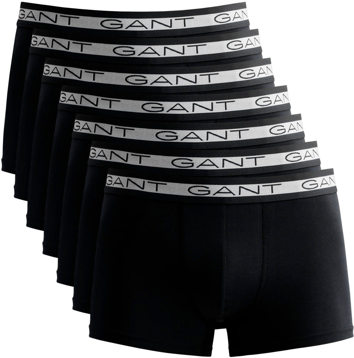 Gant Boxershorts TRUNK 7-PACK (7-St) 7-Pack ist eine preisgünstige Option black