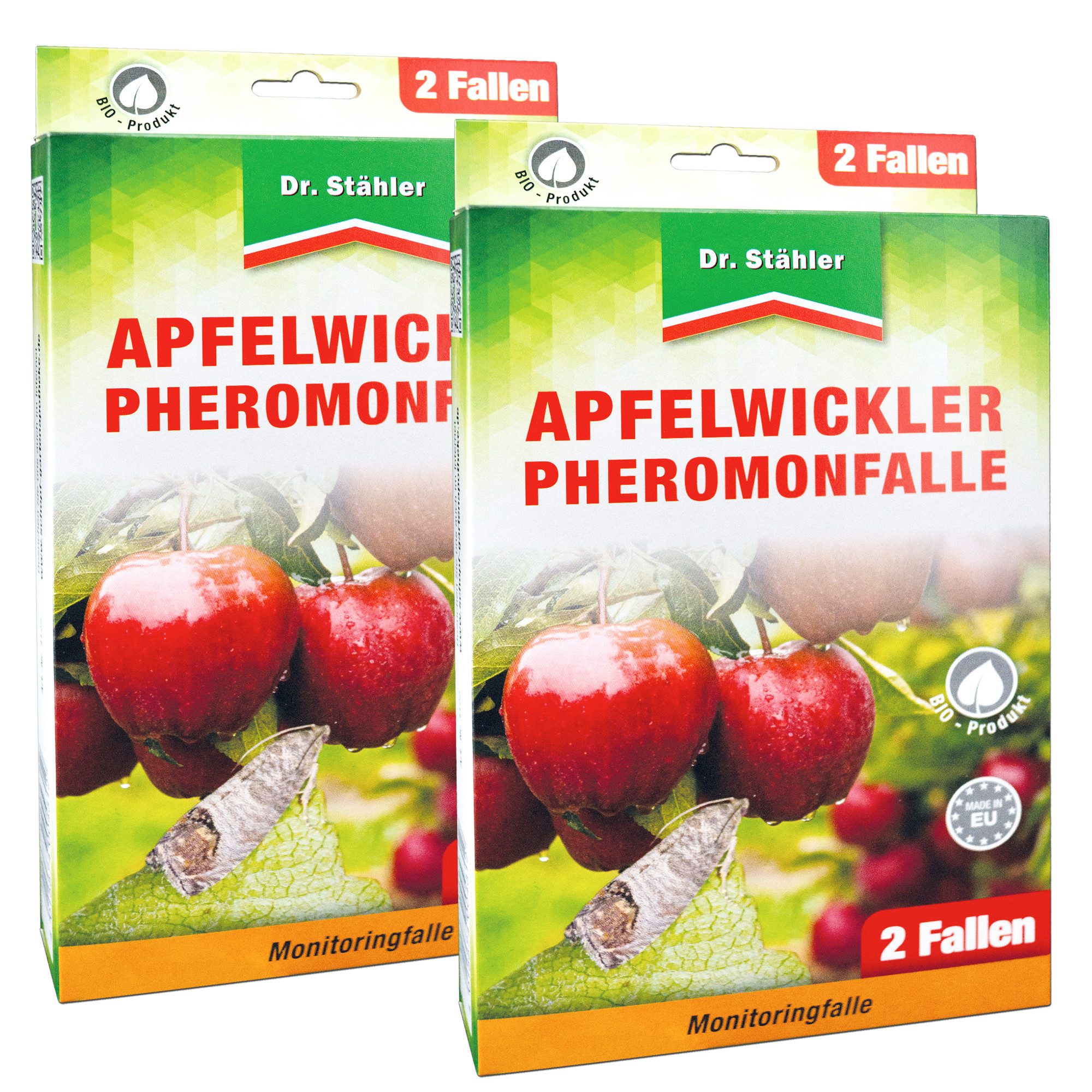 Silberkraft Klebefalle Apfelwickler Pheromonfalle: Effektiver Schutz für Obstbäume, Monitoringfalle - Für Apfelbäume & Obstgärten – Ohne Insektizide