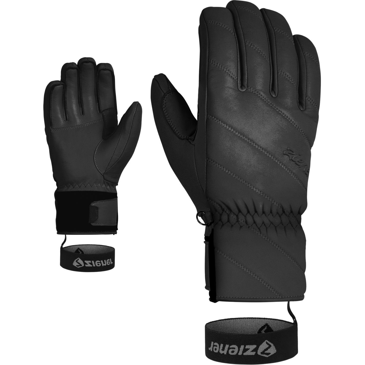 Skihandschuhe Ziener Alpine Ski Handschuhe Leder KUMA