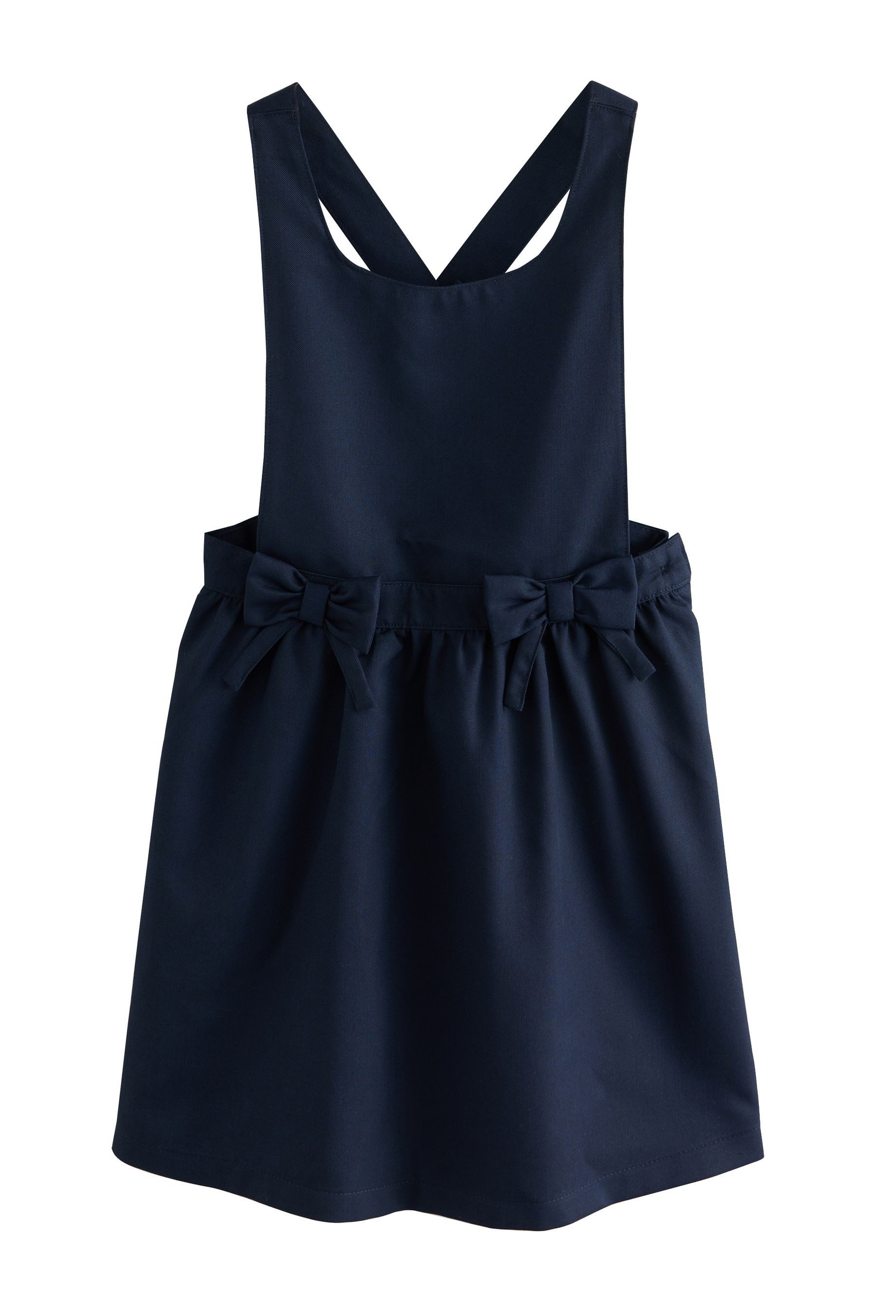 Next Latzkleid Latzkleid mit Schleife an der Taille (1-tlg)
