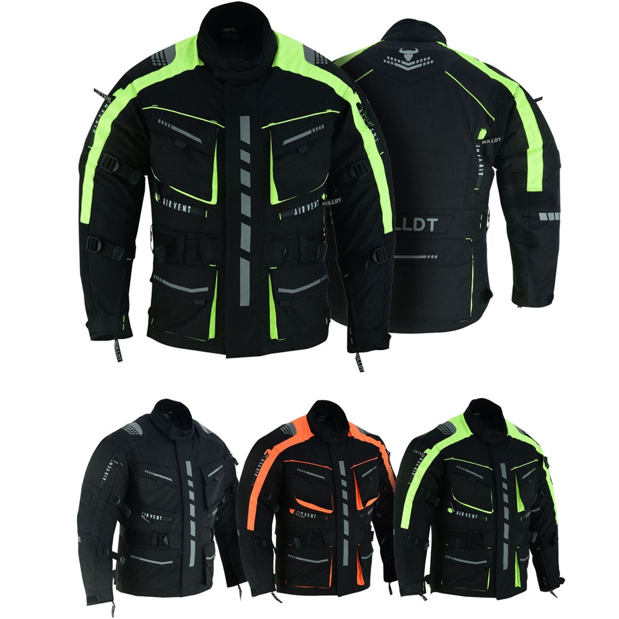 BULLDT Motorradjacke BLD325J Motorradjacke Cordura Textilien Jacke Bikerjacke
