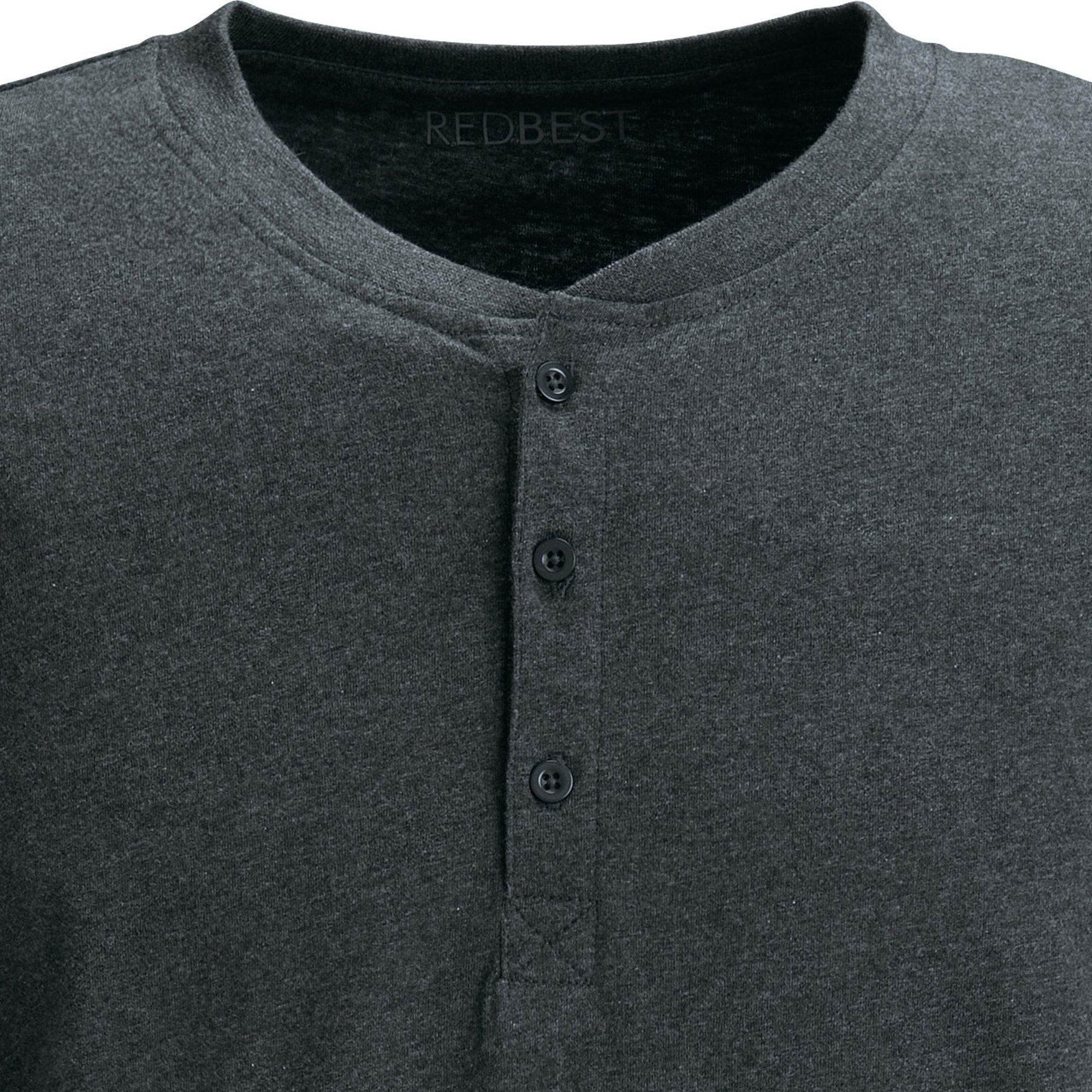 REDBEST Pyjamaoberteil Herren-Langarmshirt Single-Jersey Uni