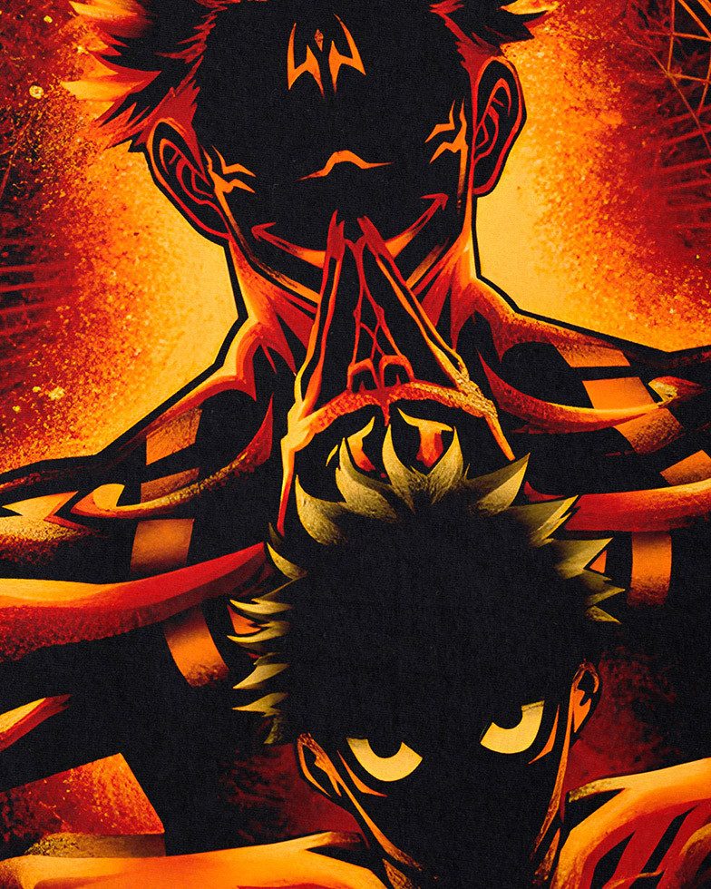 style3 T-Shirt King Of Curses jujutsu kaisen anime japan manga