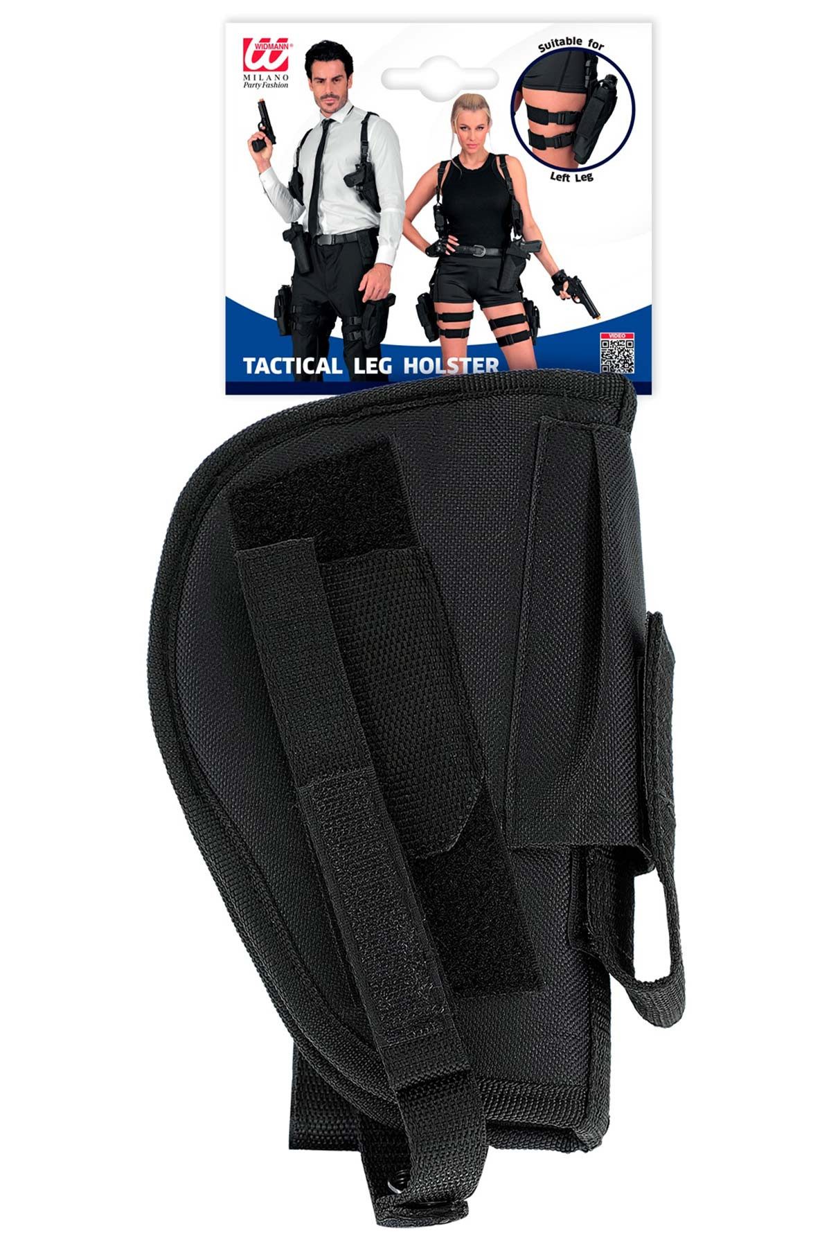 Widmann S.r.l. Blaster Taktisches Holster für das linke Bein, Schwarz -