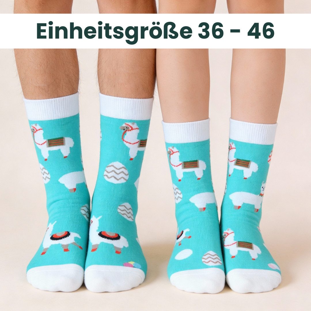 TwoSocks Freizeitsocken Ostern Socken Alpaka Socken Damen & Herren Baumwolle, Einheitsgröße