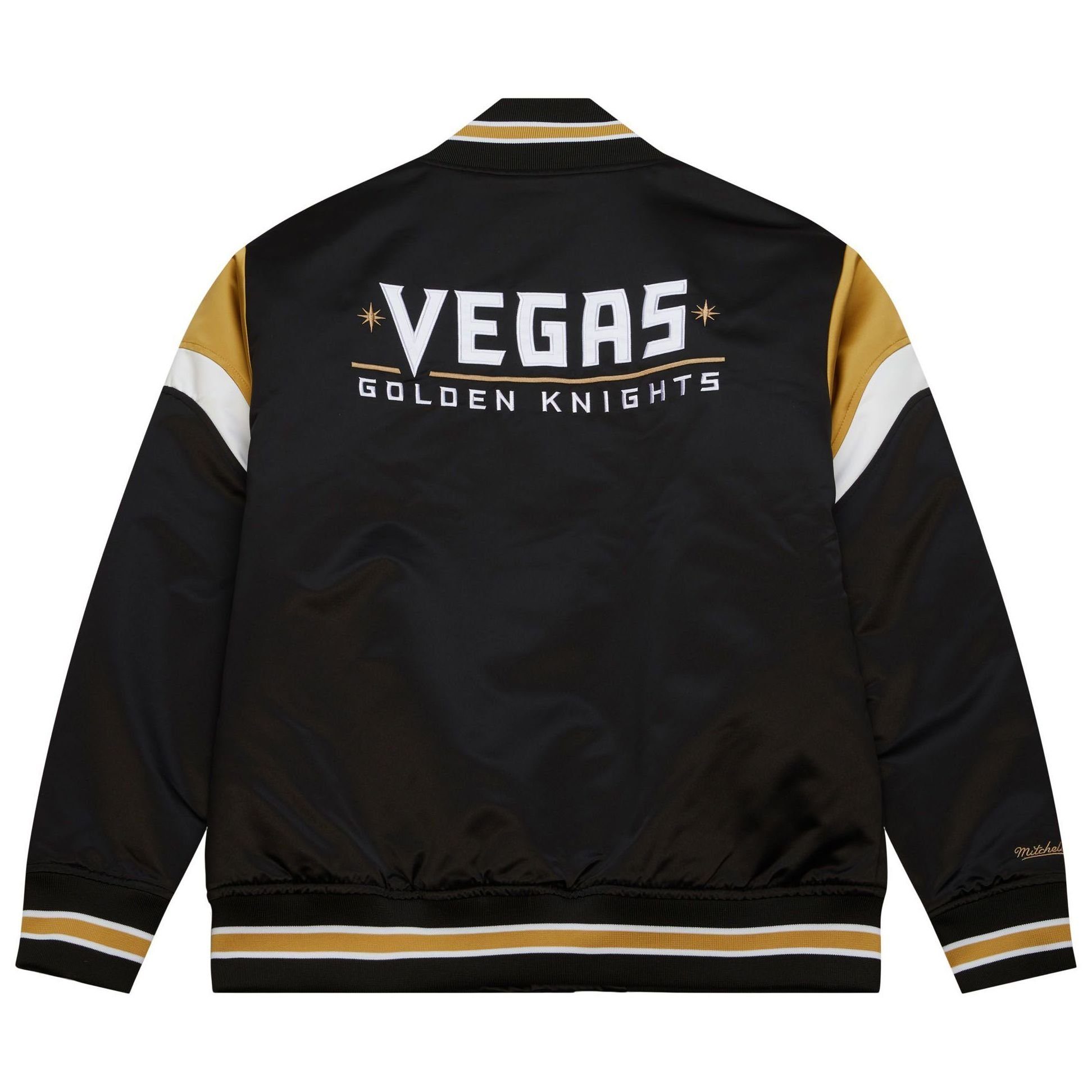 Satin Ness Heavyweight Mitchell & Vegas Collegejacke Knights NHL Golden