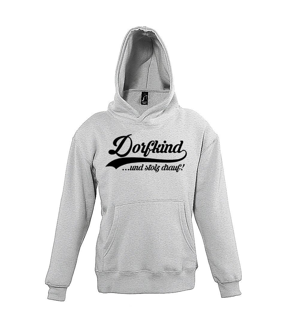 Kapuzenpullover Dorfkind Kinder Hoodie Pullover Statement Jungen Mädchen Geschenk