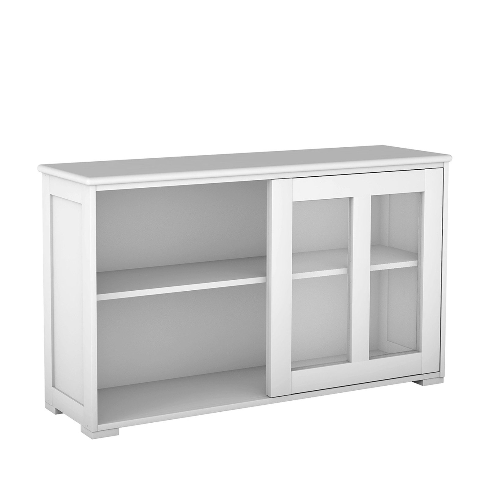 KOMFOTTEU Sideboard Küchenschrank, mit Schiebetüren günstig online kaufen
