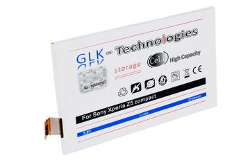 GLK-Technologies High Power Ersatzakku kompatibel mit Sony Xperia Z5 Compact LIS1594ERPC, Original GLK-Technologies Battery, accu, 2700 mAh Akku, inkl. Werkzeug Set Kit NEU Smartphone-Akku 2700 mAh (3.8 V)