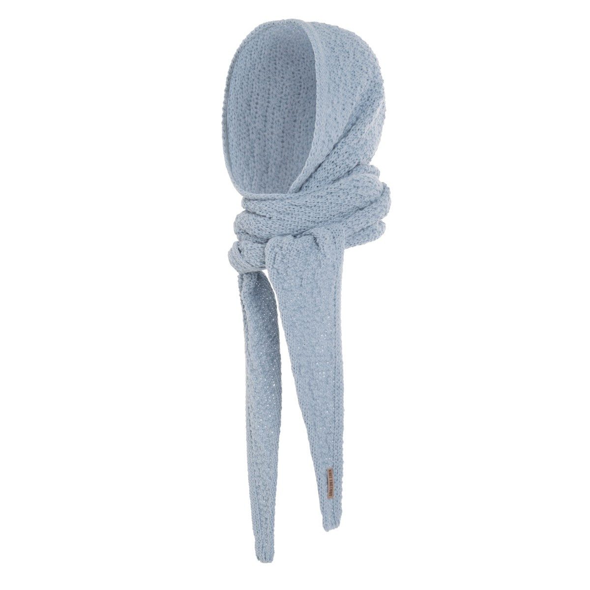Knit Factory Strickschal Blake Kapuzenschal Celeste Hellblau, (1-St), Modell Blake, für Herbst, Winter