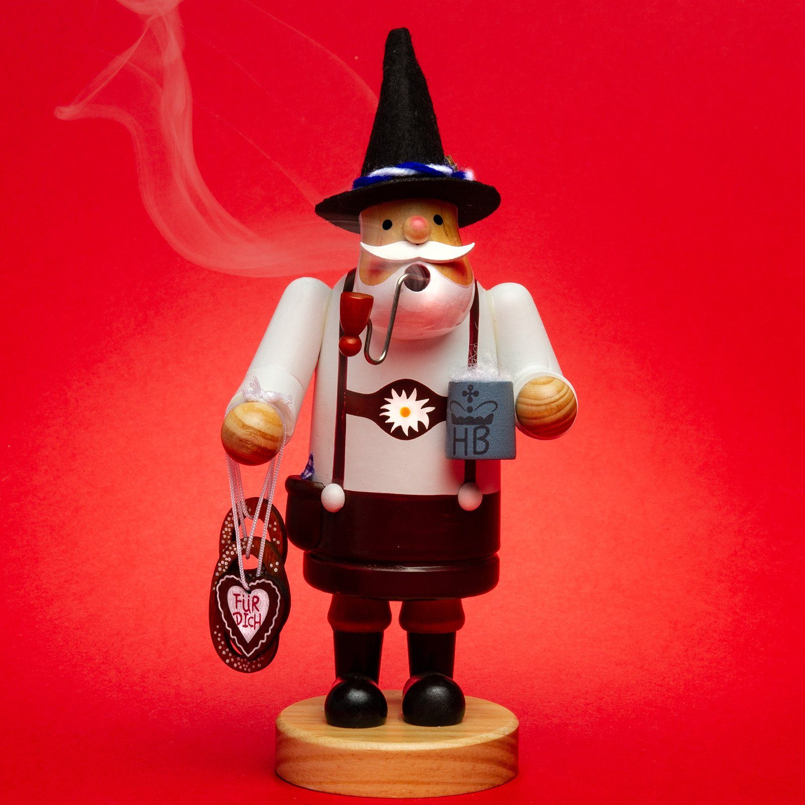 SIKORA Weihnachtsfigur RM-A Räuchermännchen aus Holz günstig online kaufen