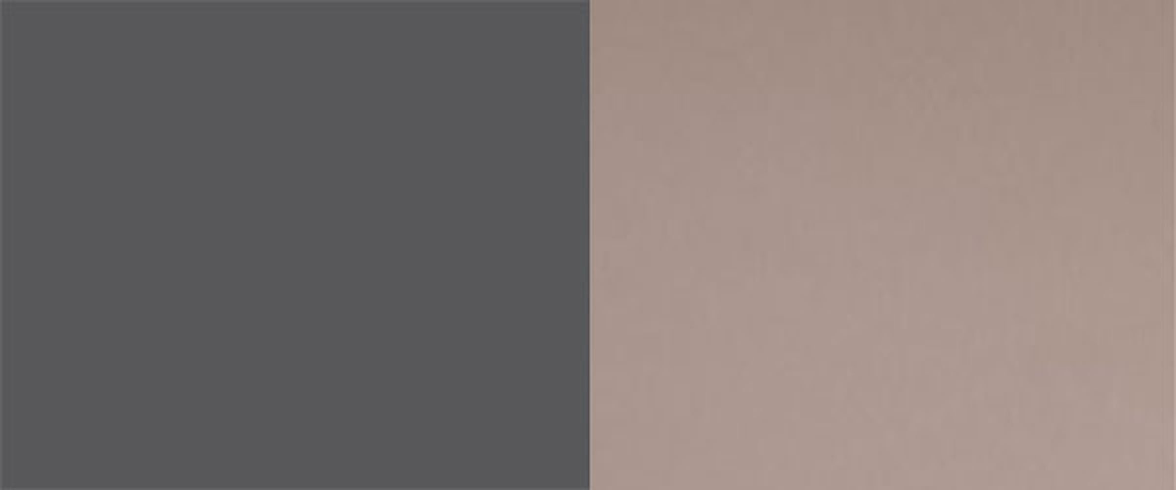 Küchenhängeschrank) Feldmann-Wohnen und 90cm Faltlifthängeschrank rosé (Bonn, Front- mit kupfer Korpusfarbe Bonn wählbar Hochfaltklappe matt