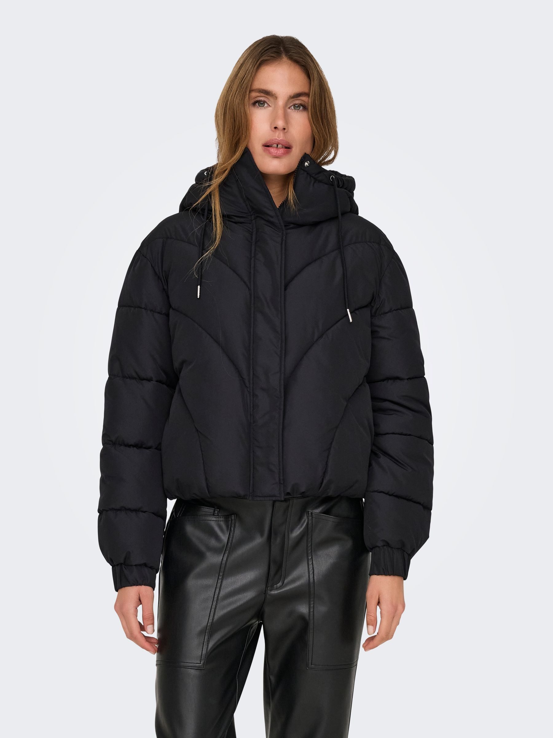 JACQUELINE de YONG Winterjacke mit Kapuze günstig online kaufen