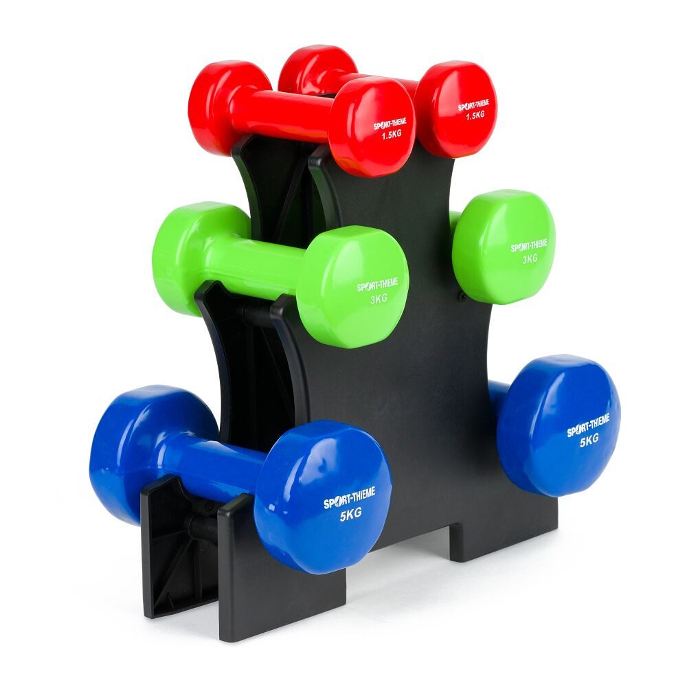 Gymnastikhantel Fausthantel-Set Vinyl