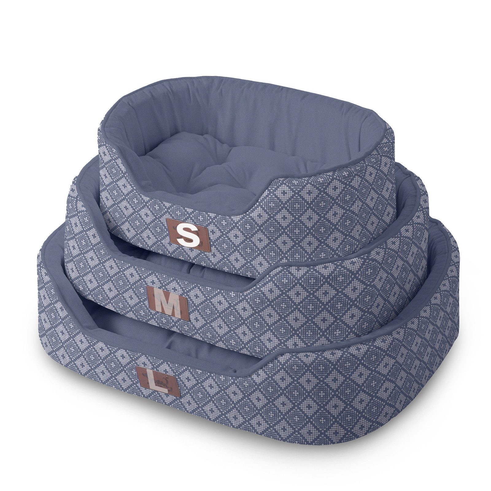 TopMeow Tierbett Hundebett mit Rand, Made günstig online kaufen
