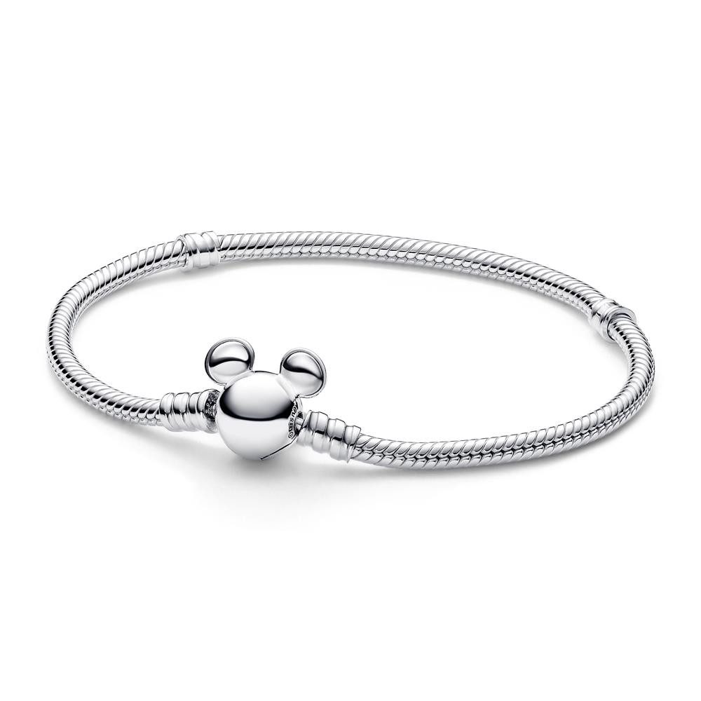 Silberkette Disney Micky Maus Schlangenarmband aus 925er Silber von PANDORA
