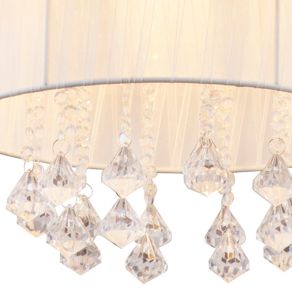 Design Leuchtmittel Ess Textil Luster Pendel Leuchte LED-Hängeleuchte, Globo Decken nicht Beleuchtung inklusive, Wohn Zimmer
