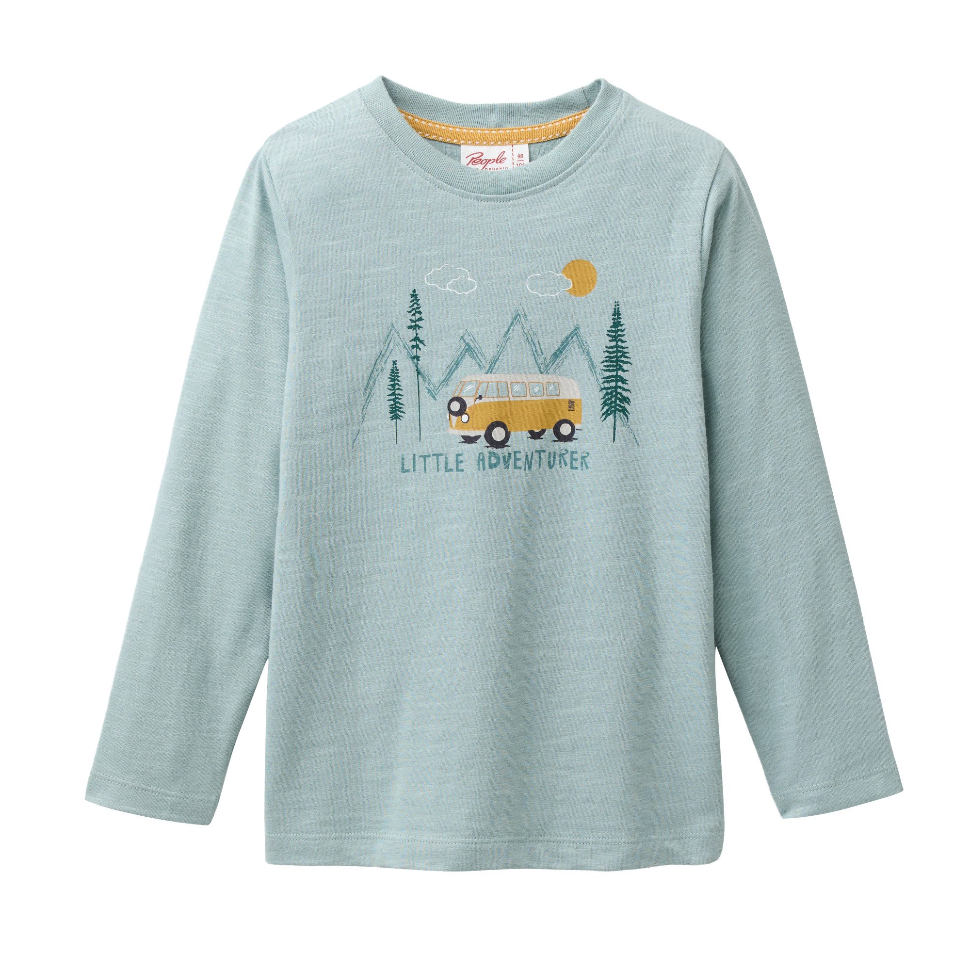 People Wear Organic Langarmshirt mit Motiv günstig online kaufen