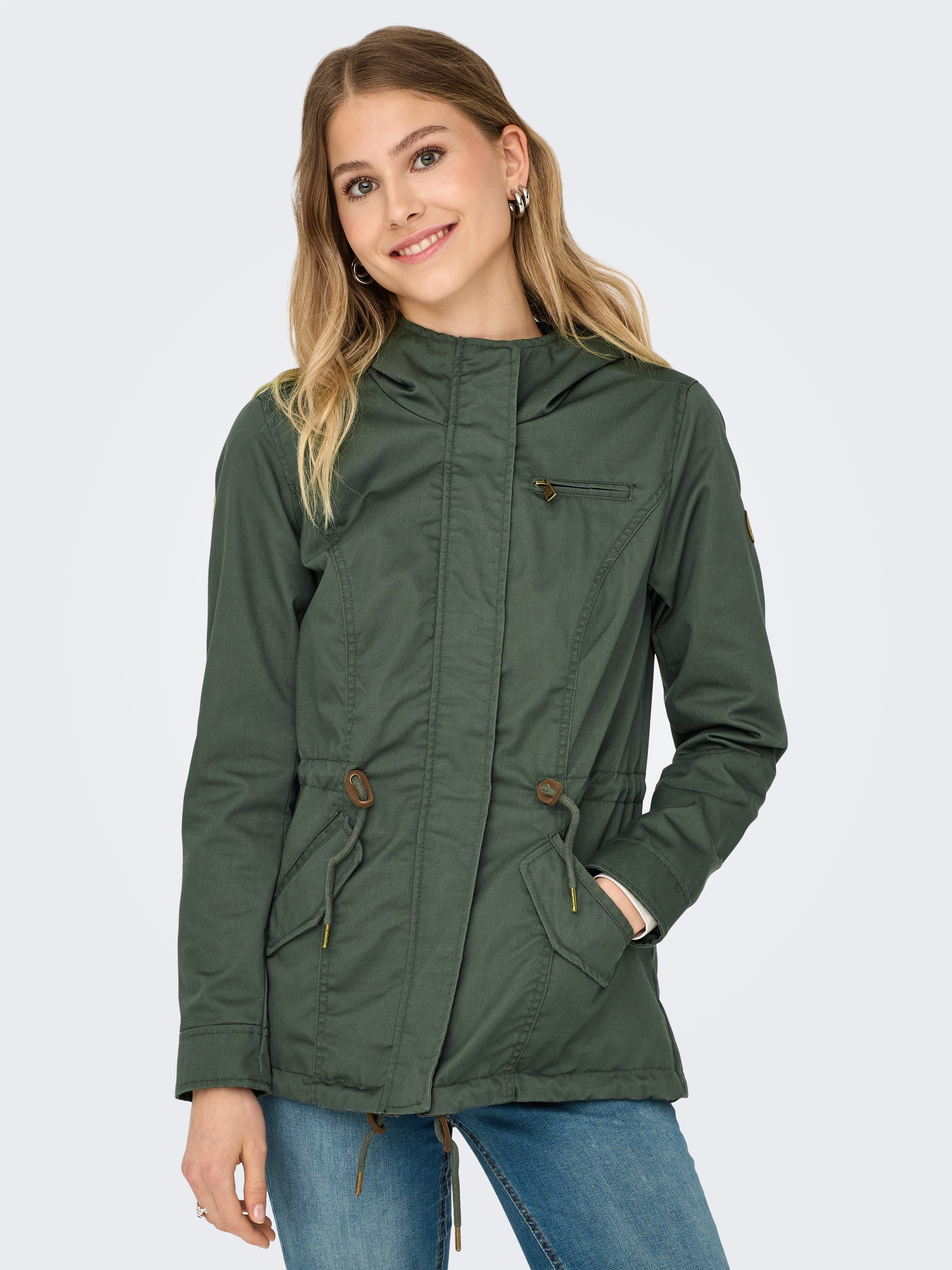 ONLY Parka ONLLORCA CANVAS PARKA CC OTW mit Kapuze günstig online kaufen