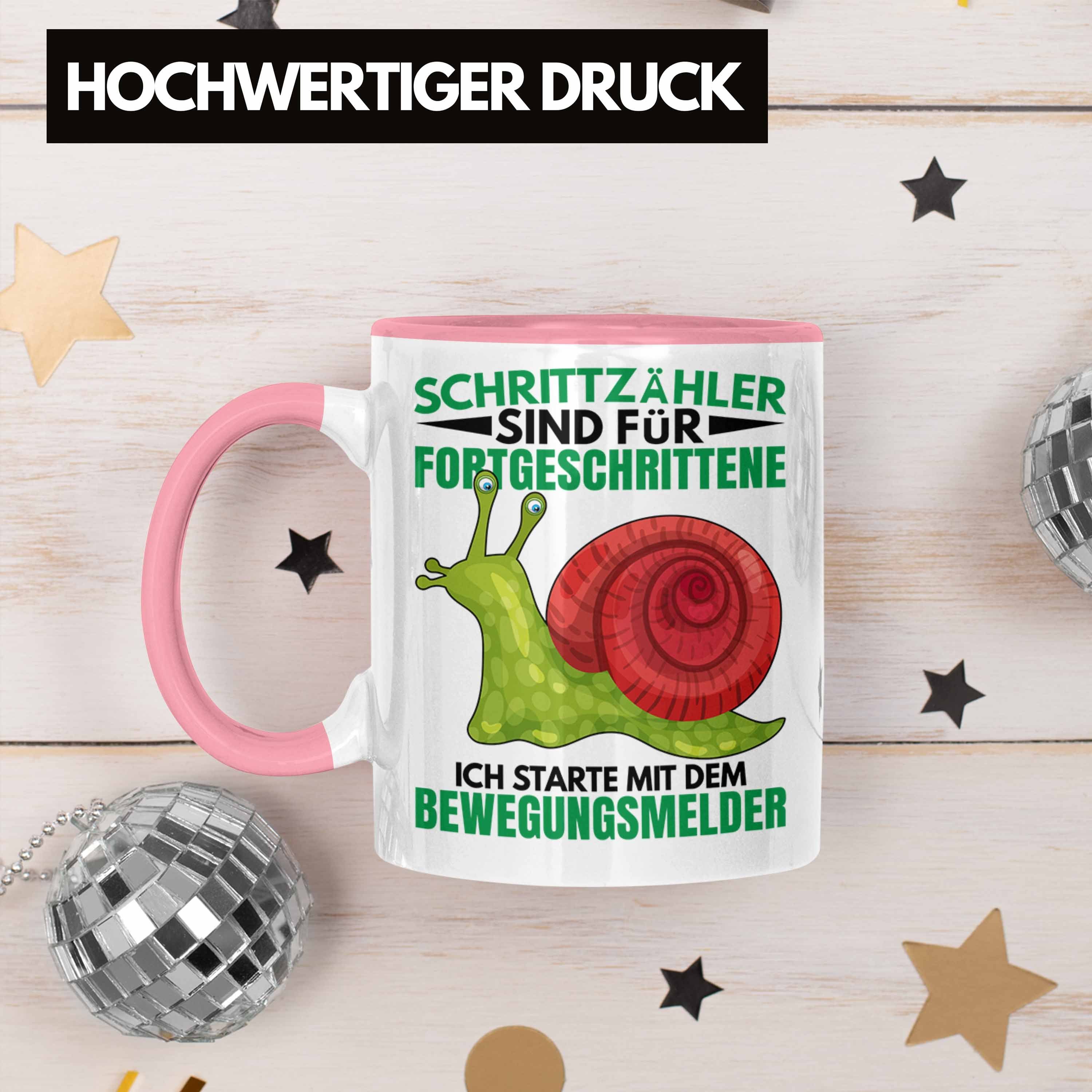 - Trendation Schnecken Geschenk Rosa Tasse Humor Tasse Lustiger Sprüche Trendation Witzige Spruch