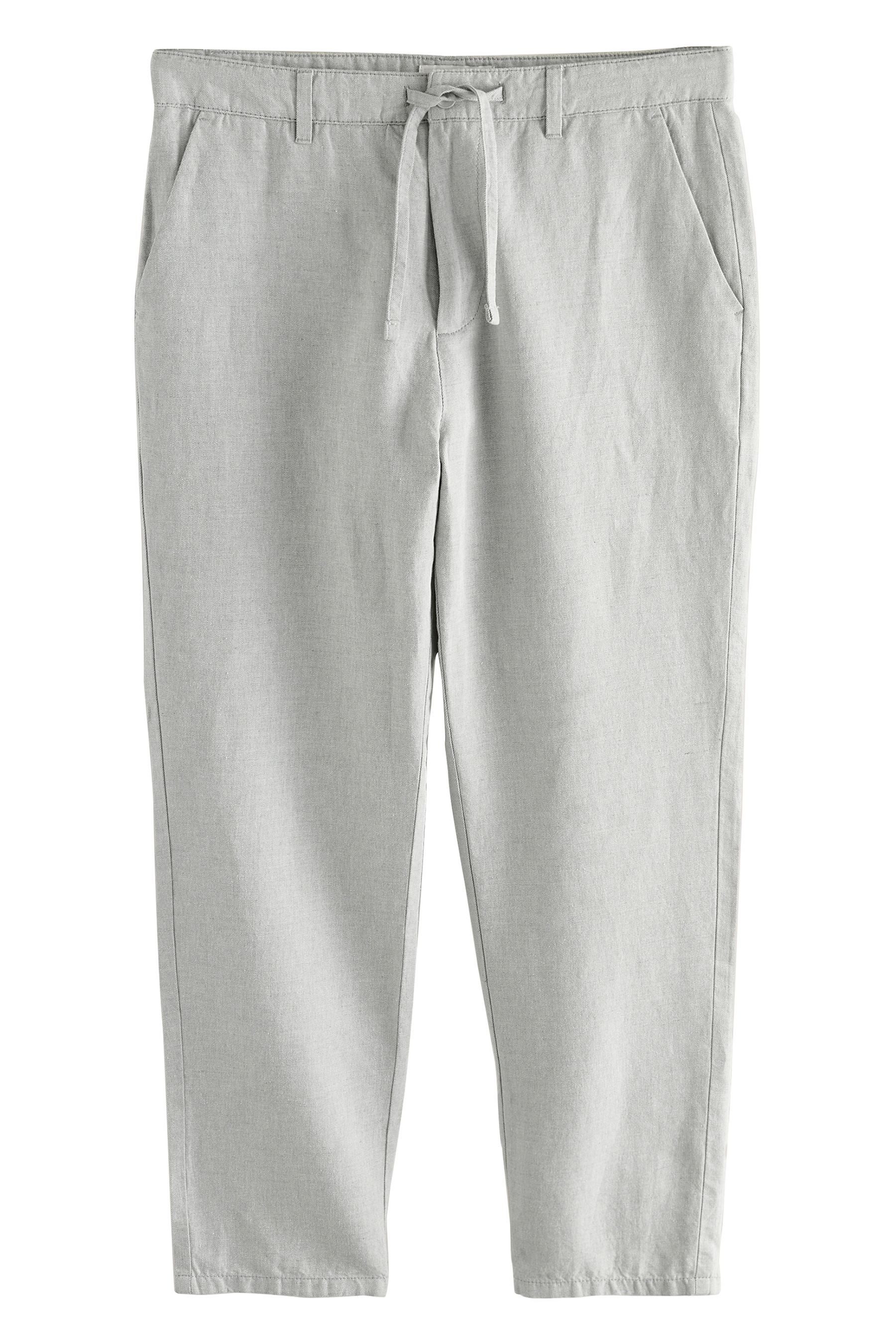 Next Leinenhose Chinohose aus Baumwoll-Leinen-Twill (1-tlg) günstig online kaufen